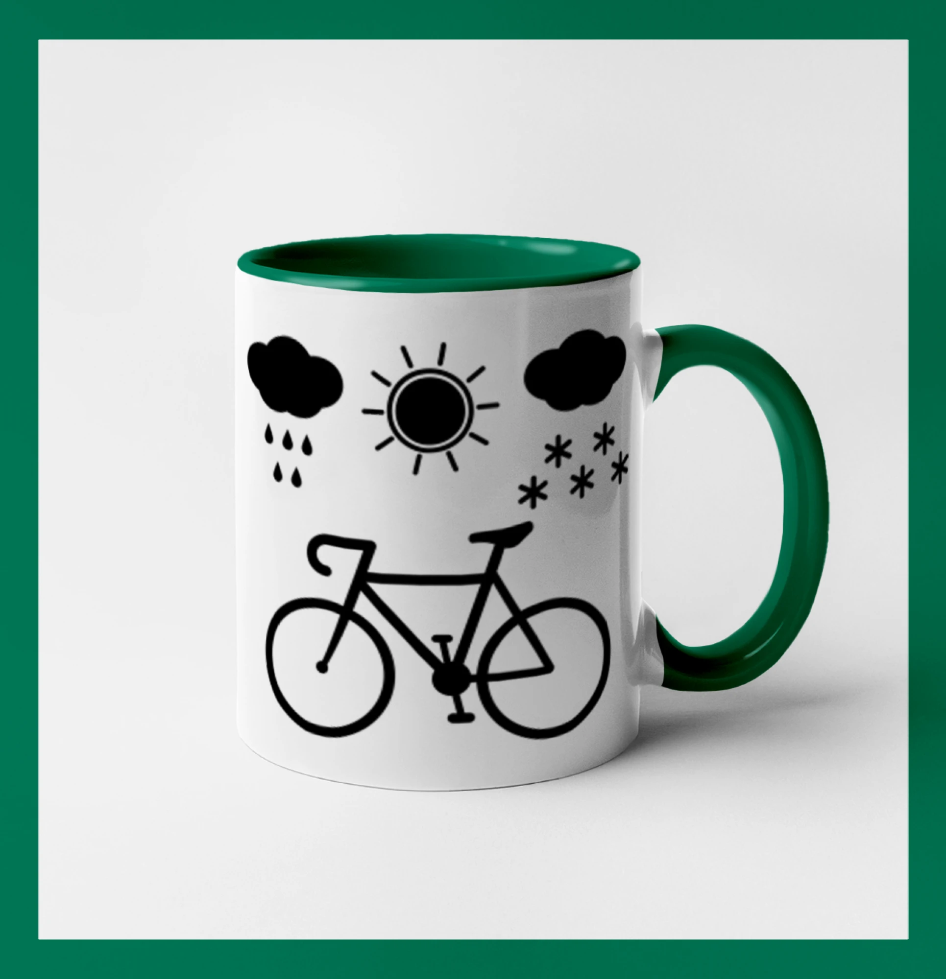 Cyklista za každého počasí