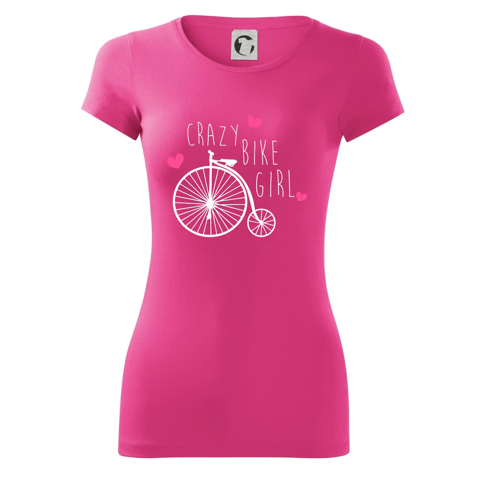 Crazy bike girl