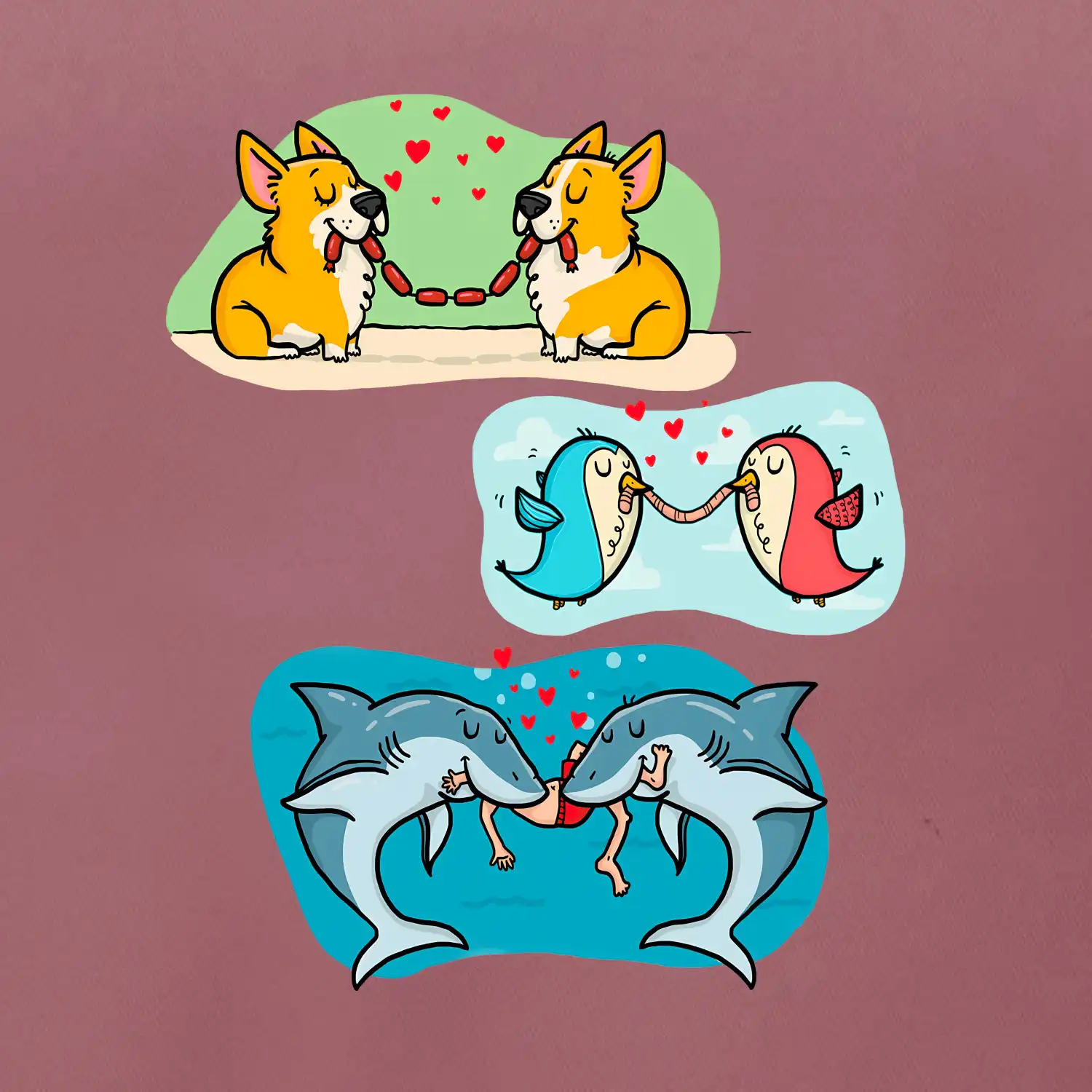 Projev lásky zvířata