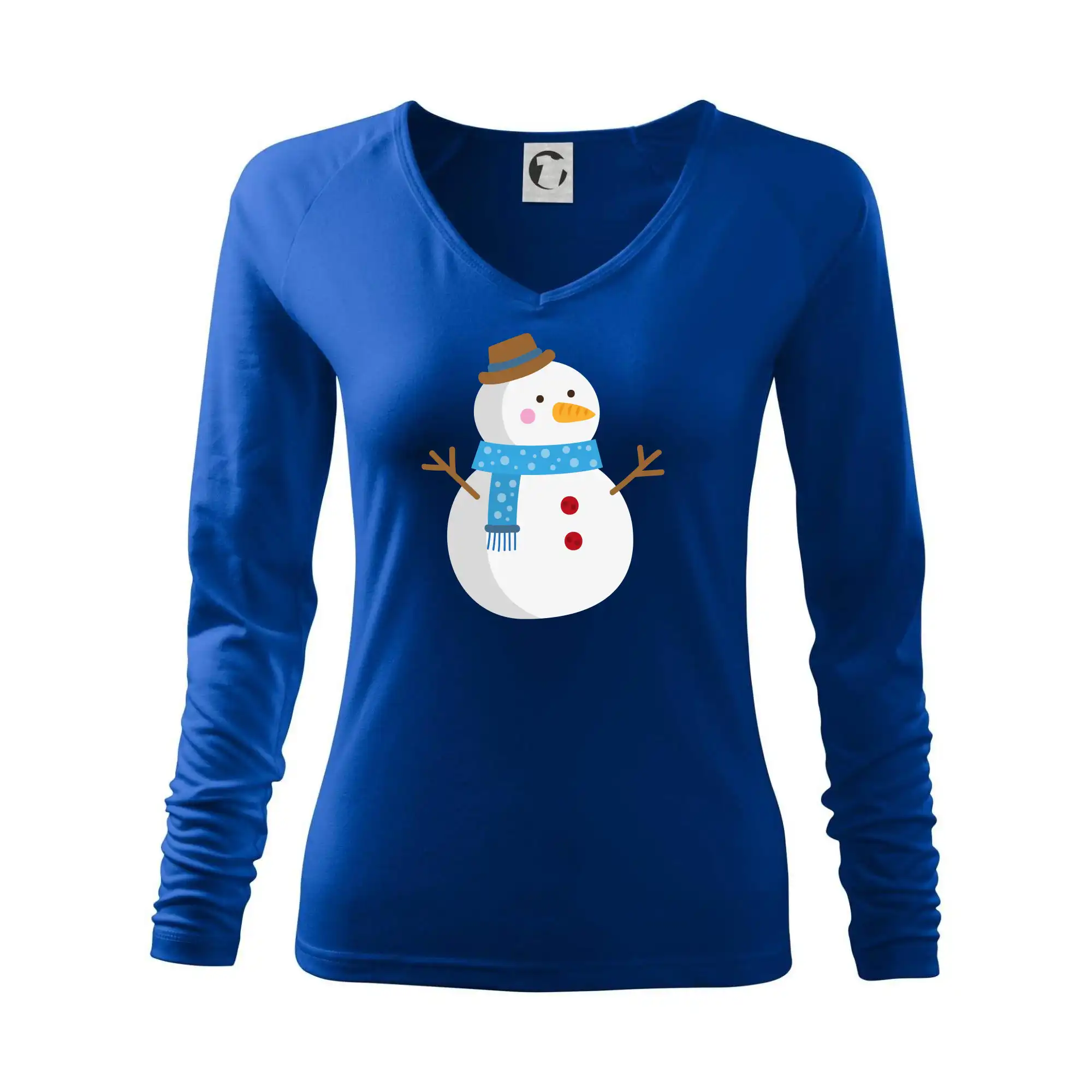 Sněhulák se šálou