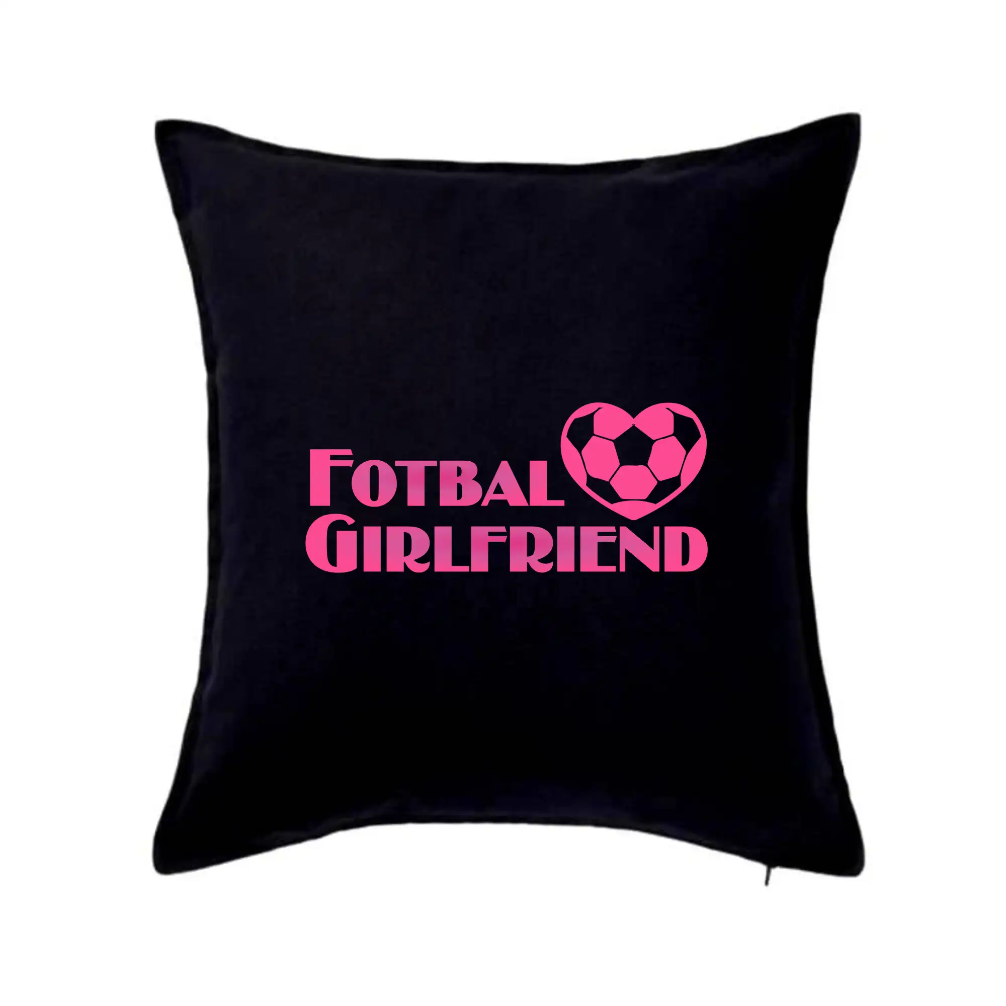 Tričká pre futbalistov - Fotbal girlfriend - Vankúš 50x50