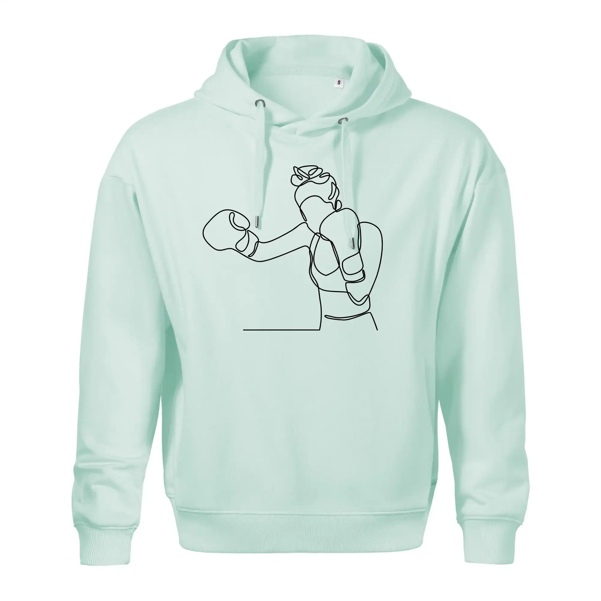 Žena boxerka jedním tahem