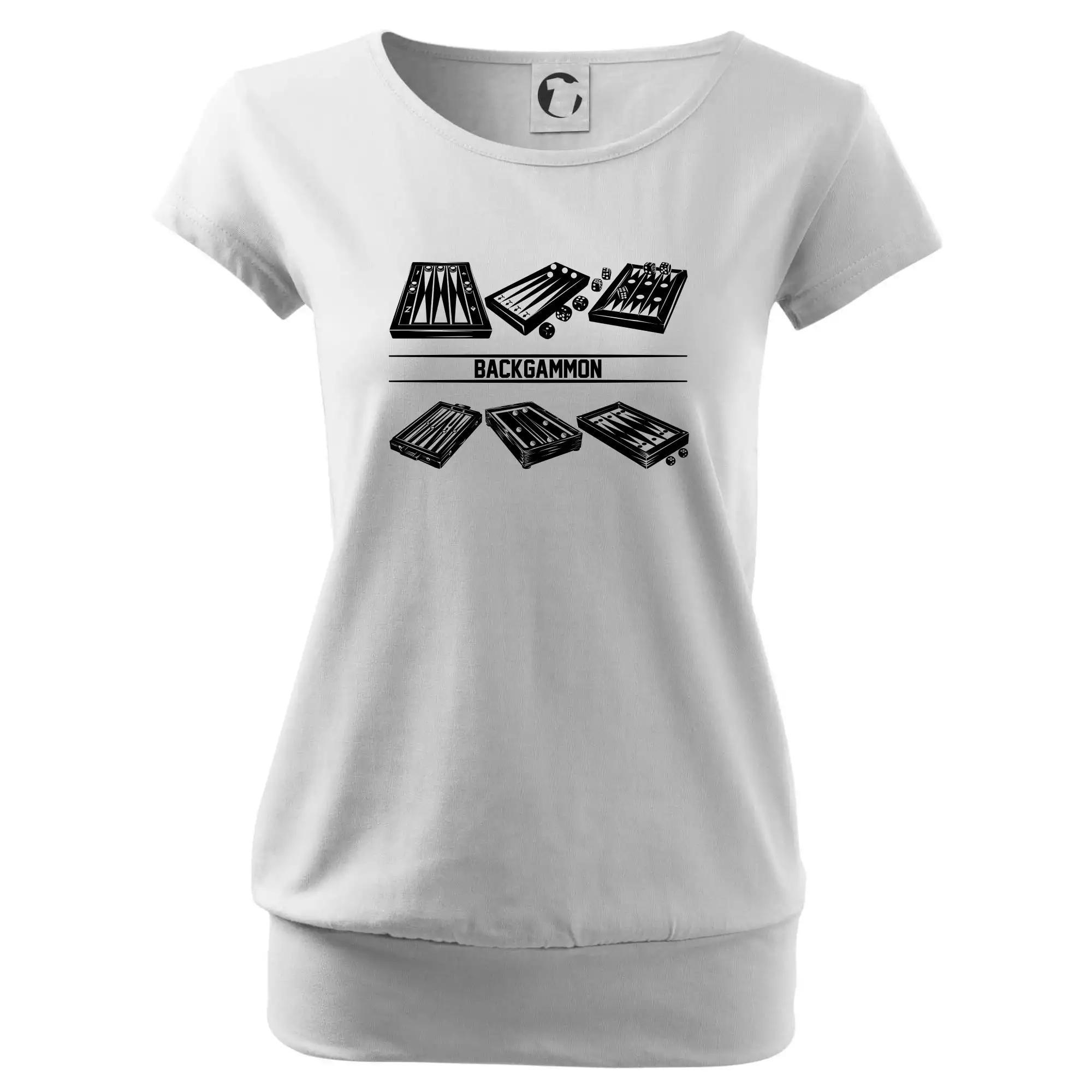 Backgammon černý set