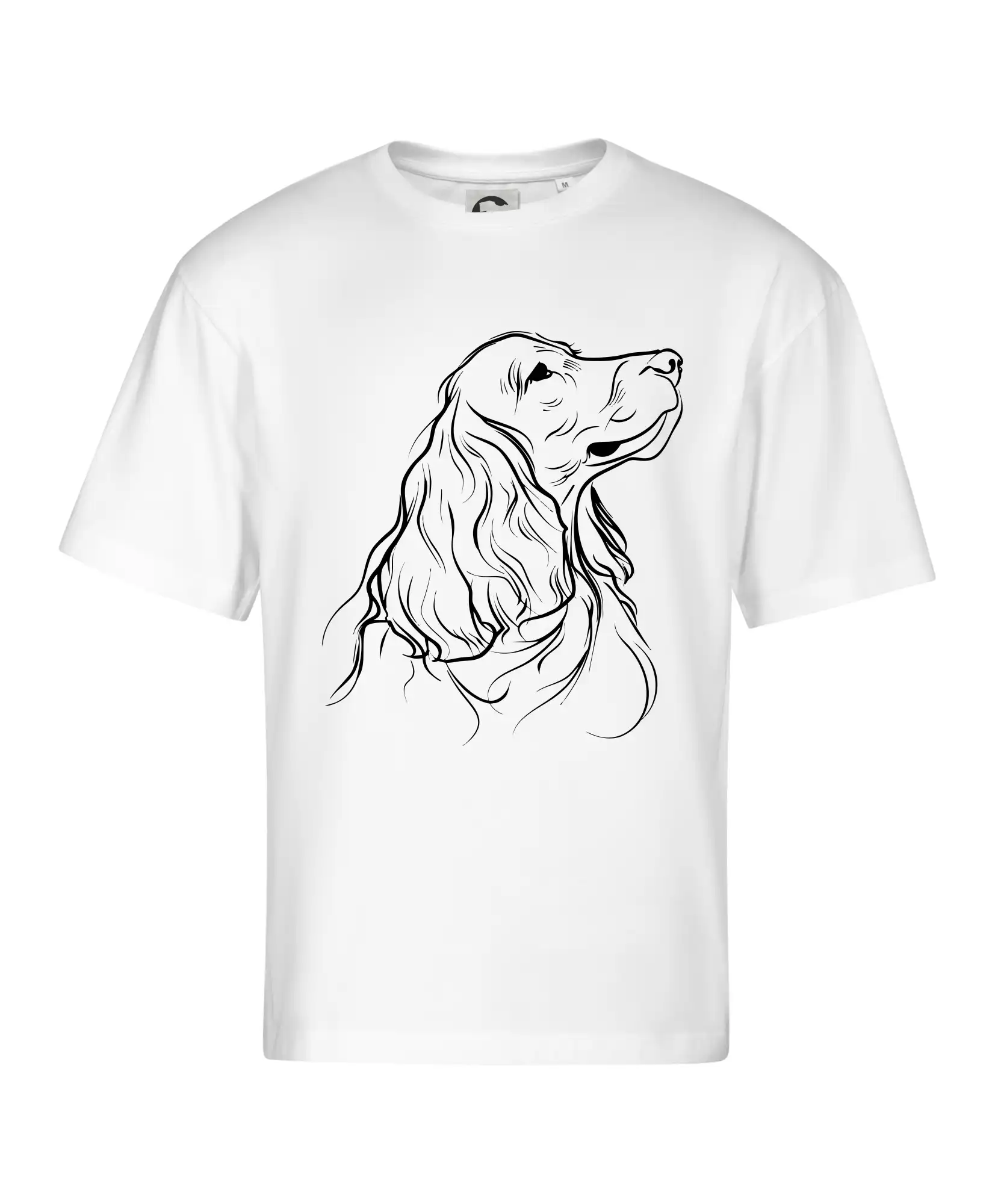 Anglický kokršpaněl černá kresba