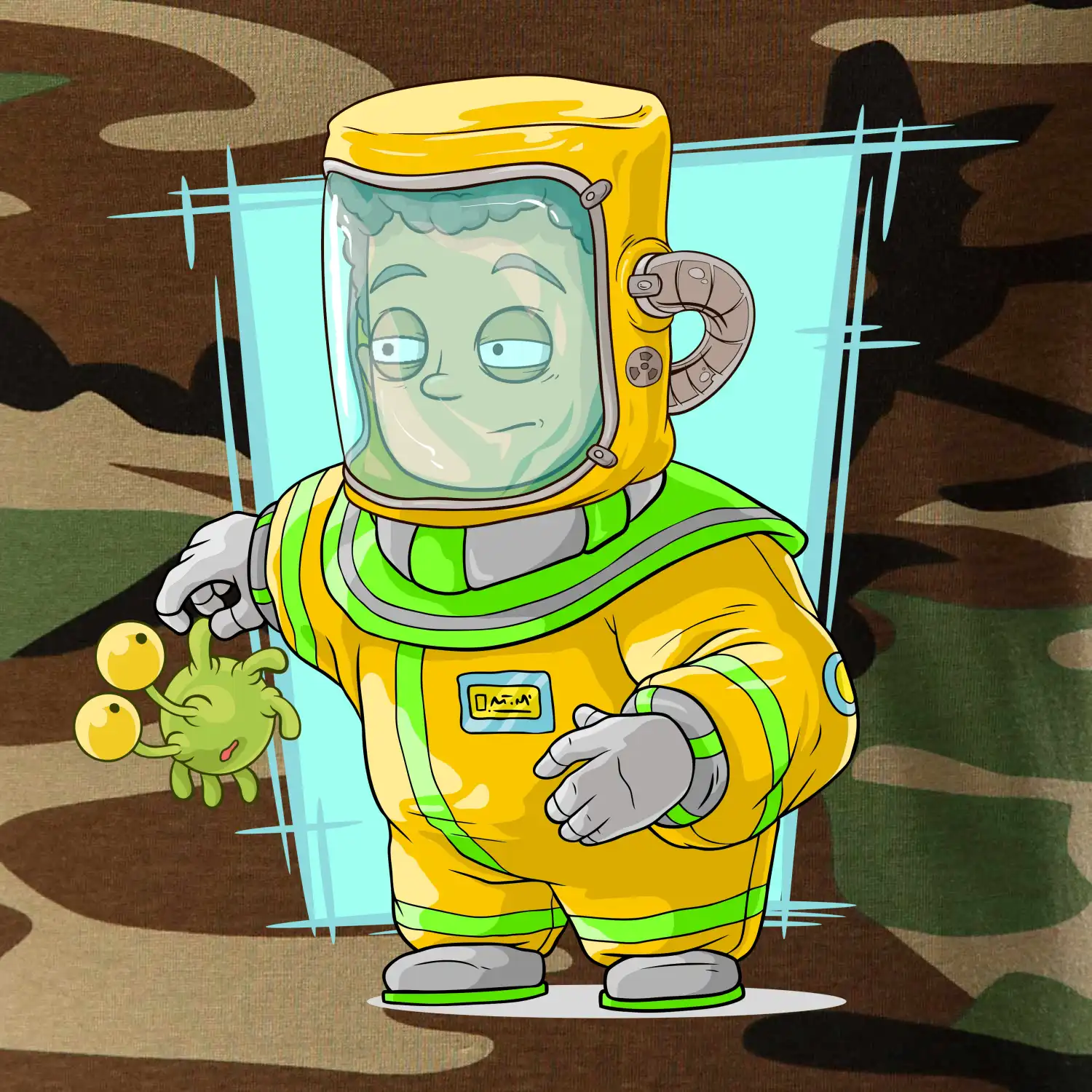 Vesmírný voják tyrkysový