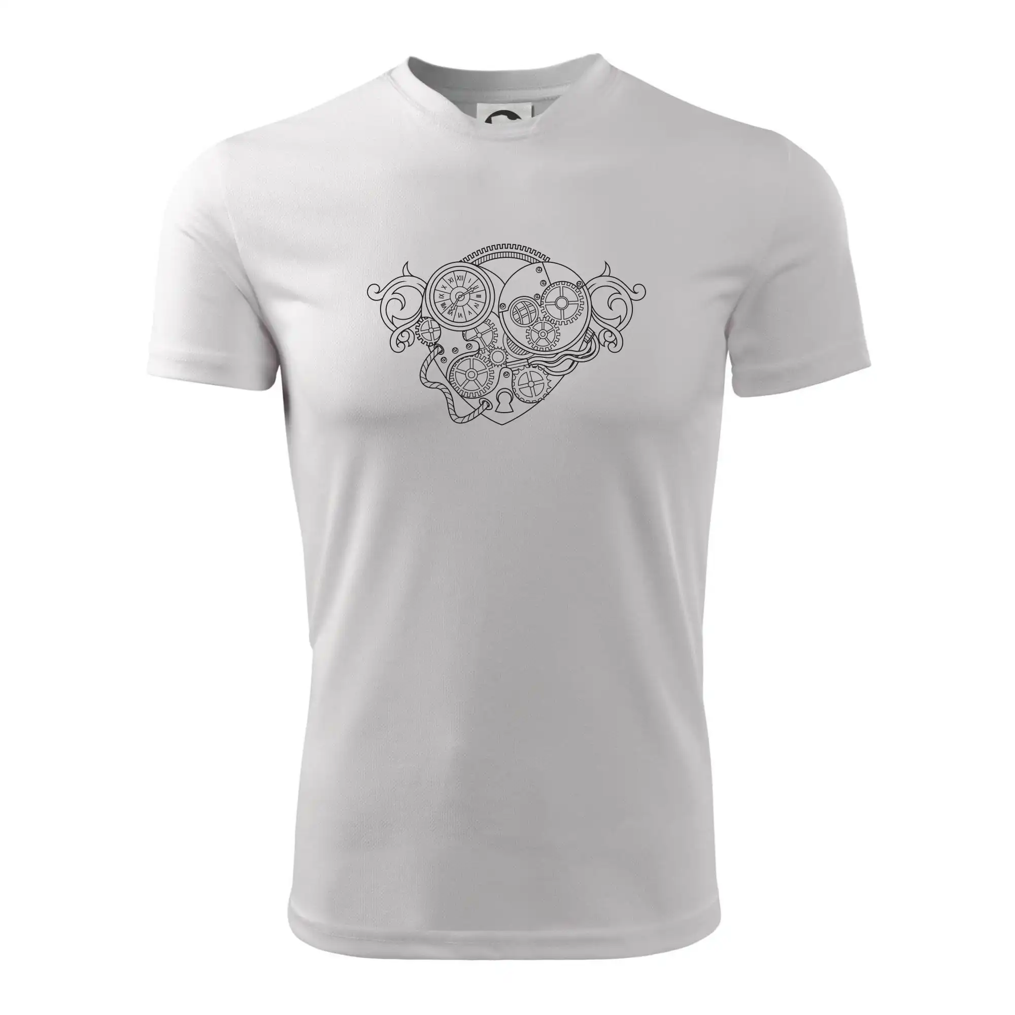 Steampunk srdce kreslené