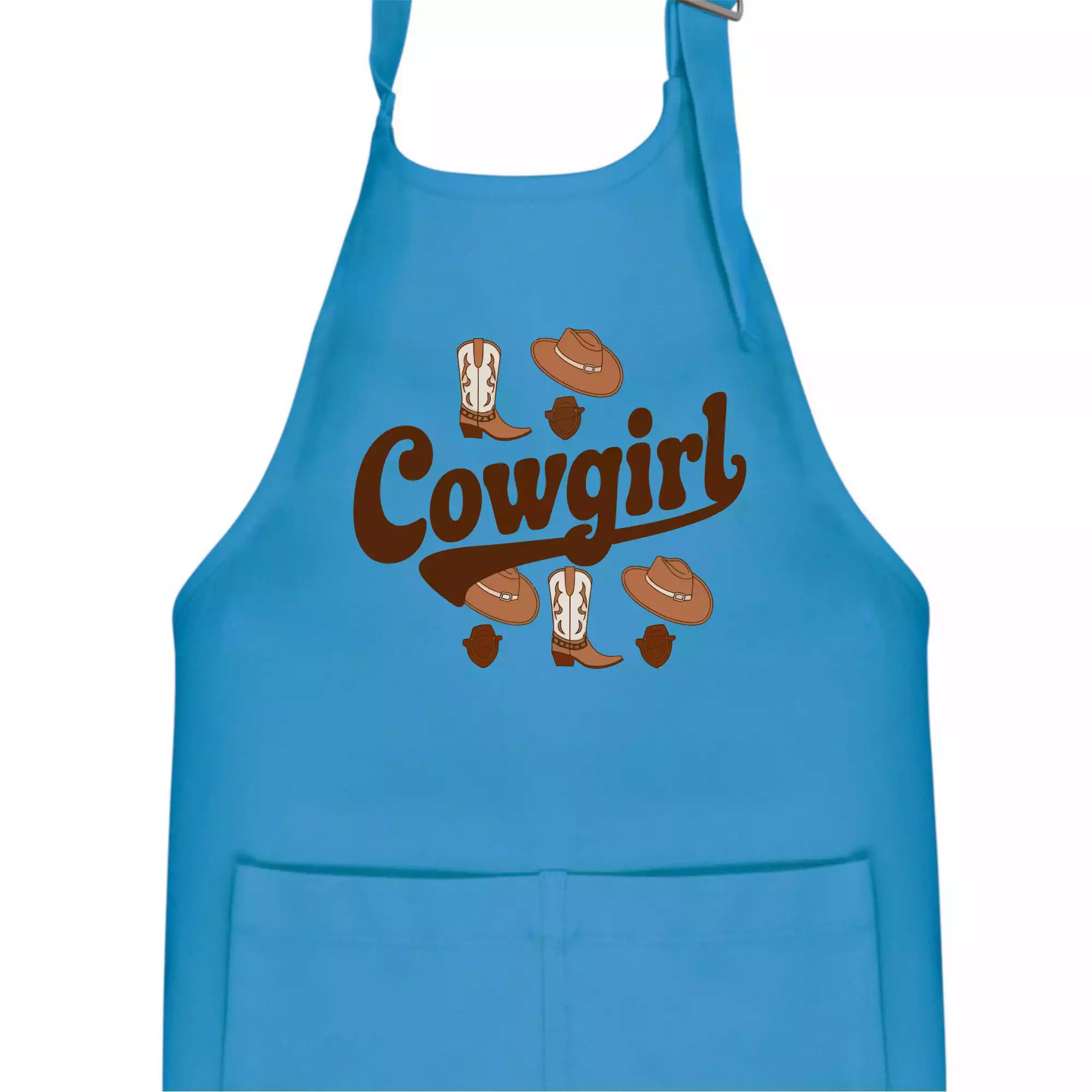 Cowgirl nápis a oblečení