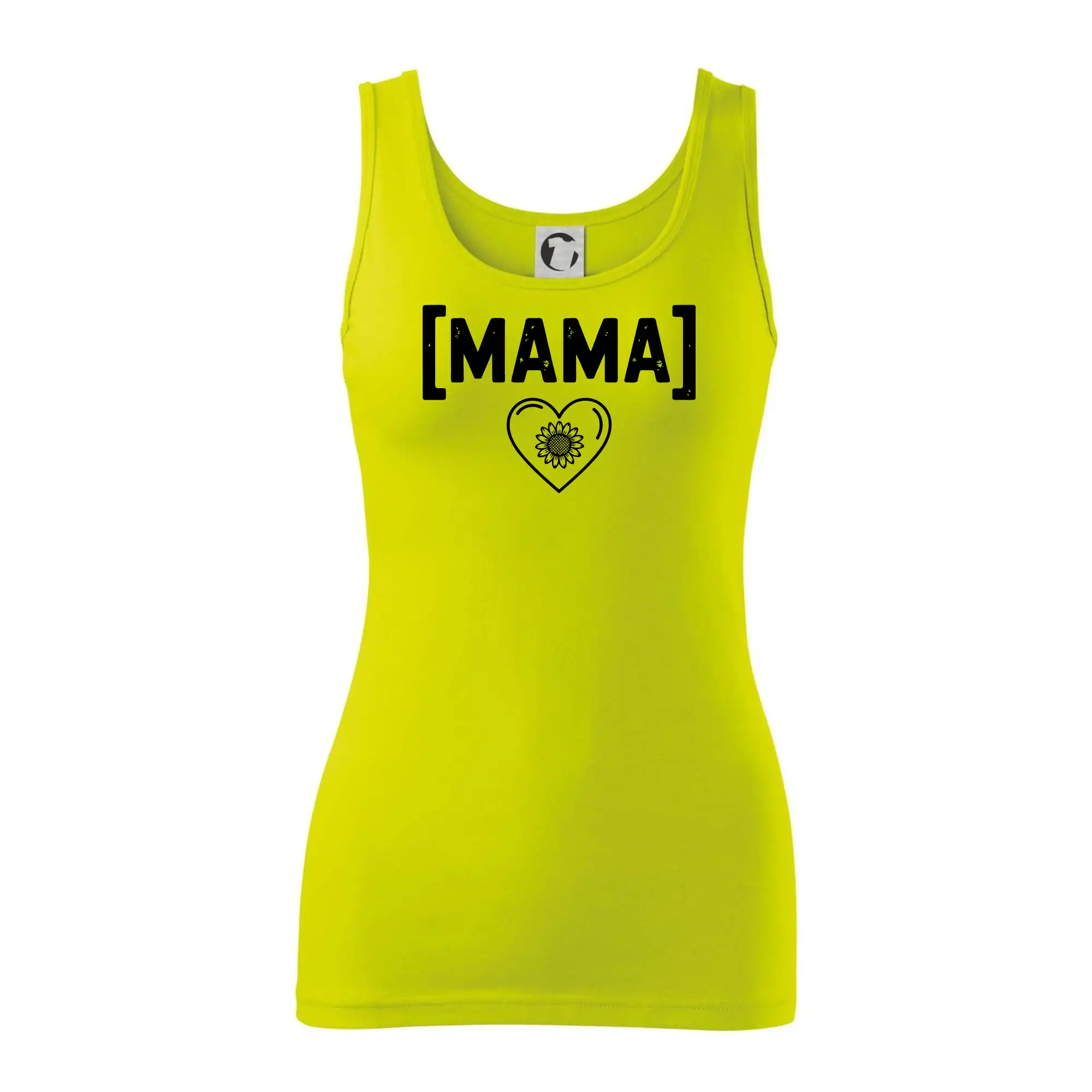 Máma nápis a srdce a slunečnice SK