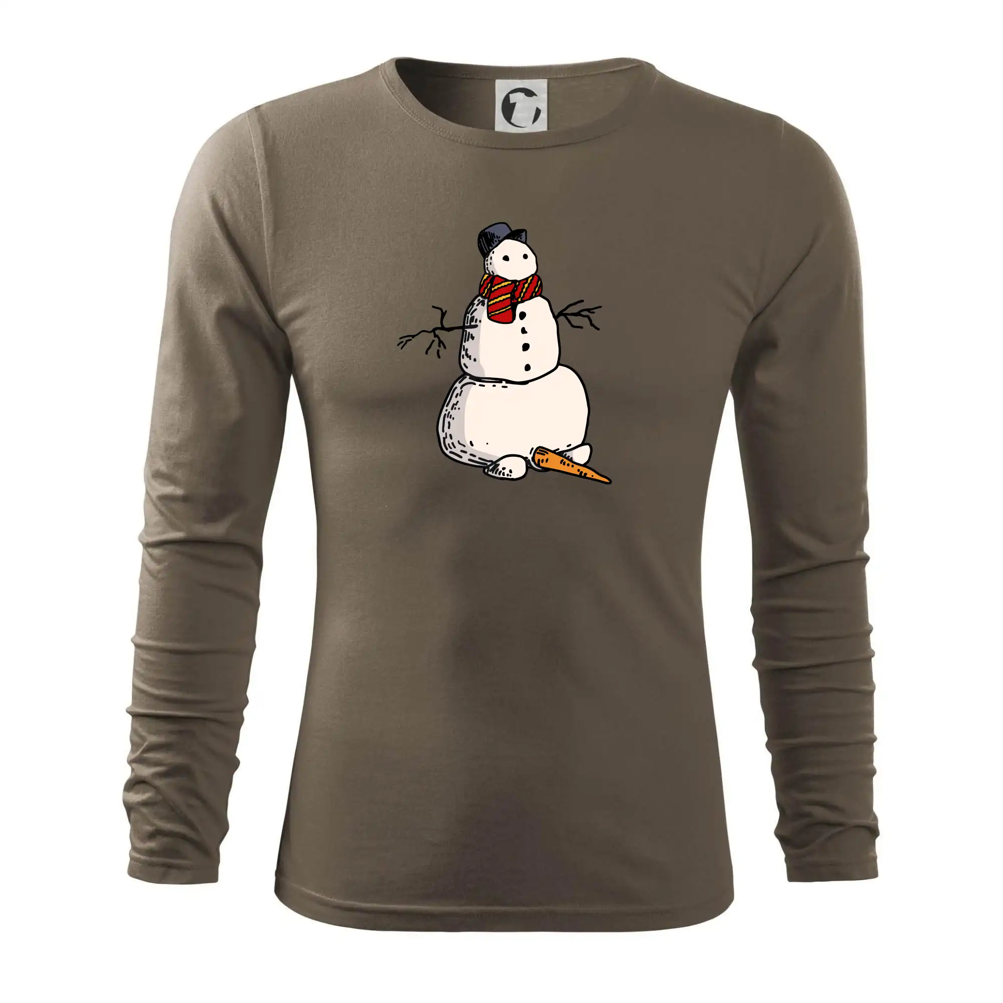 Sněhulák se spadlým nosem