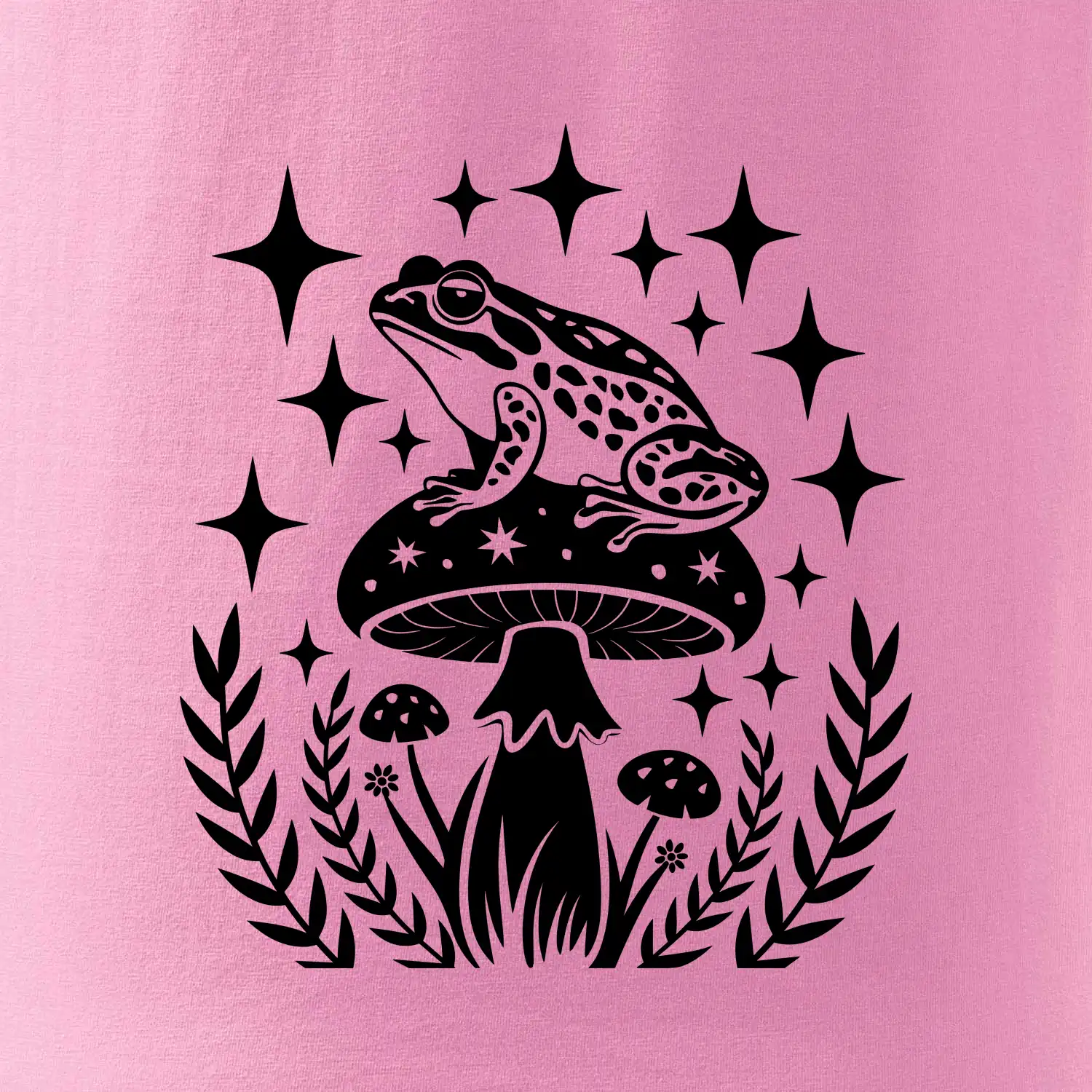 Goblincore hvězdy a houba