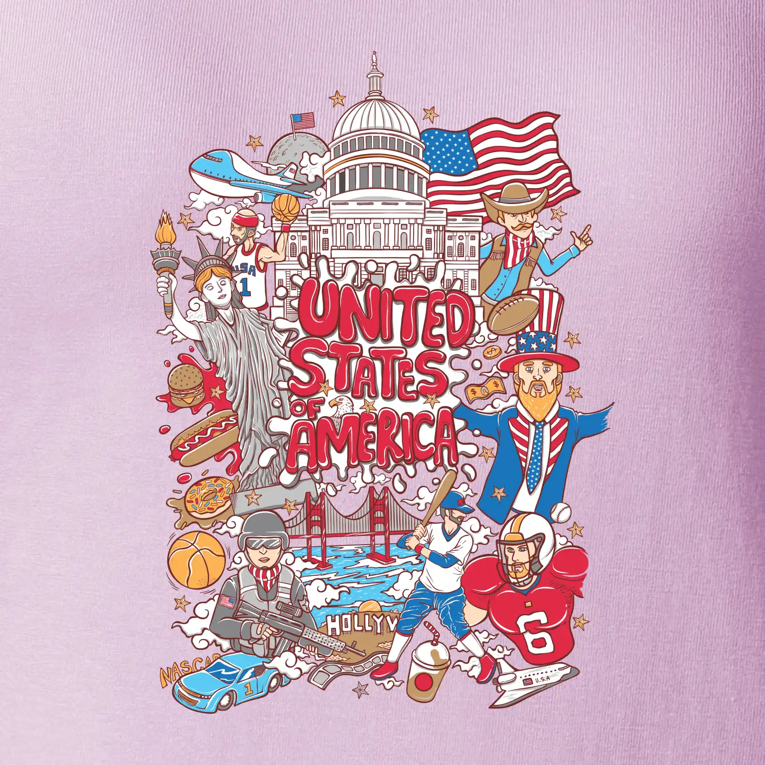 USA karikatura