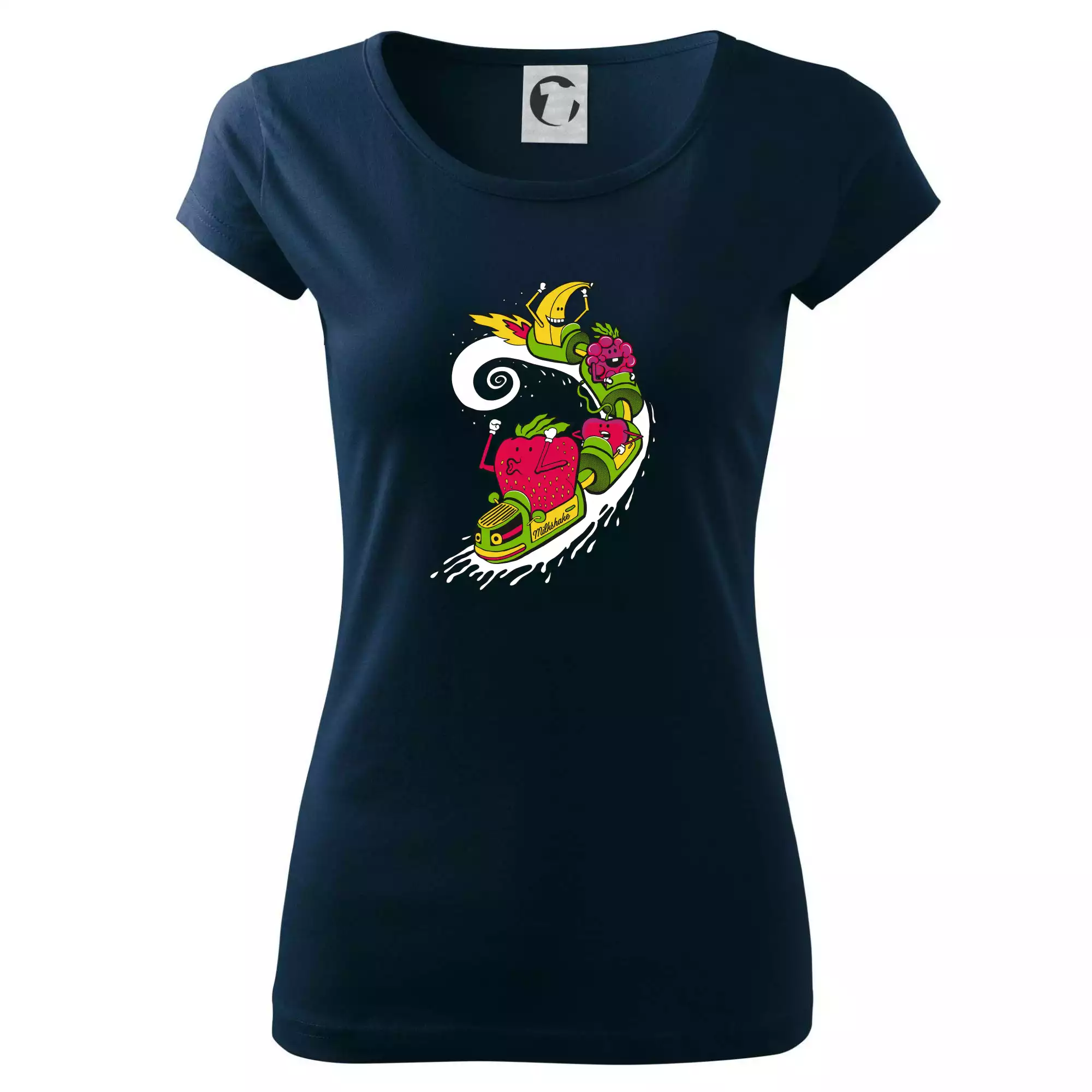 Milkshake vlak kreslený (Pecka design)