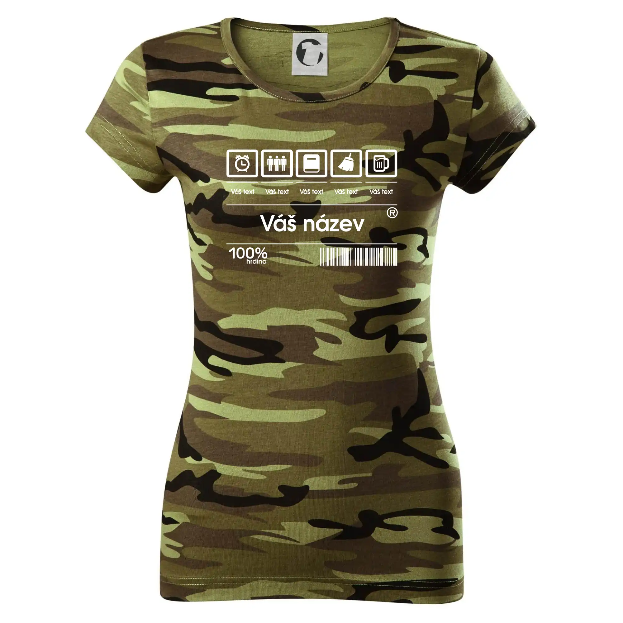 Čárový kód - Vlastní text