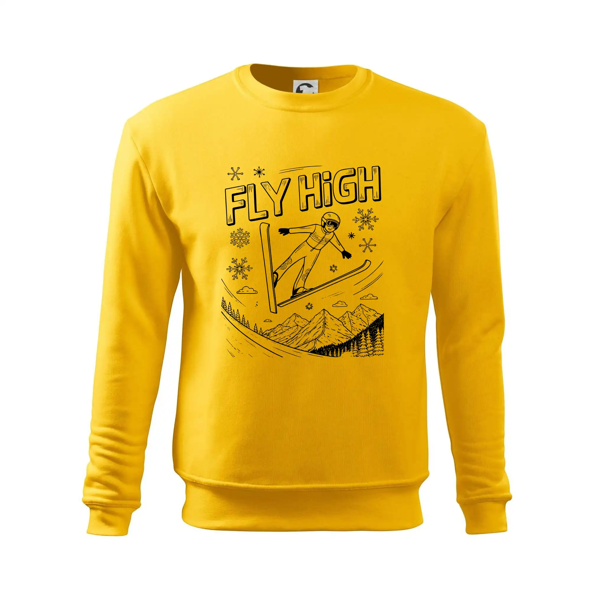 Černobílý skokan fly high