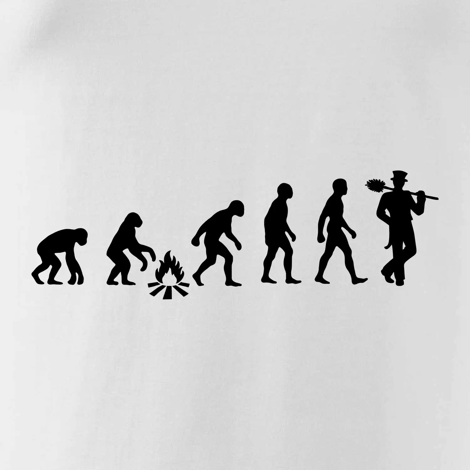 Evoluce kominík v klobouku