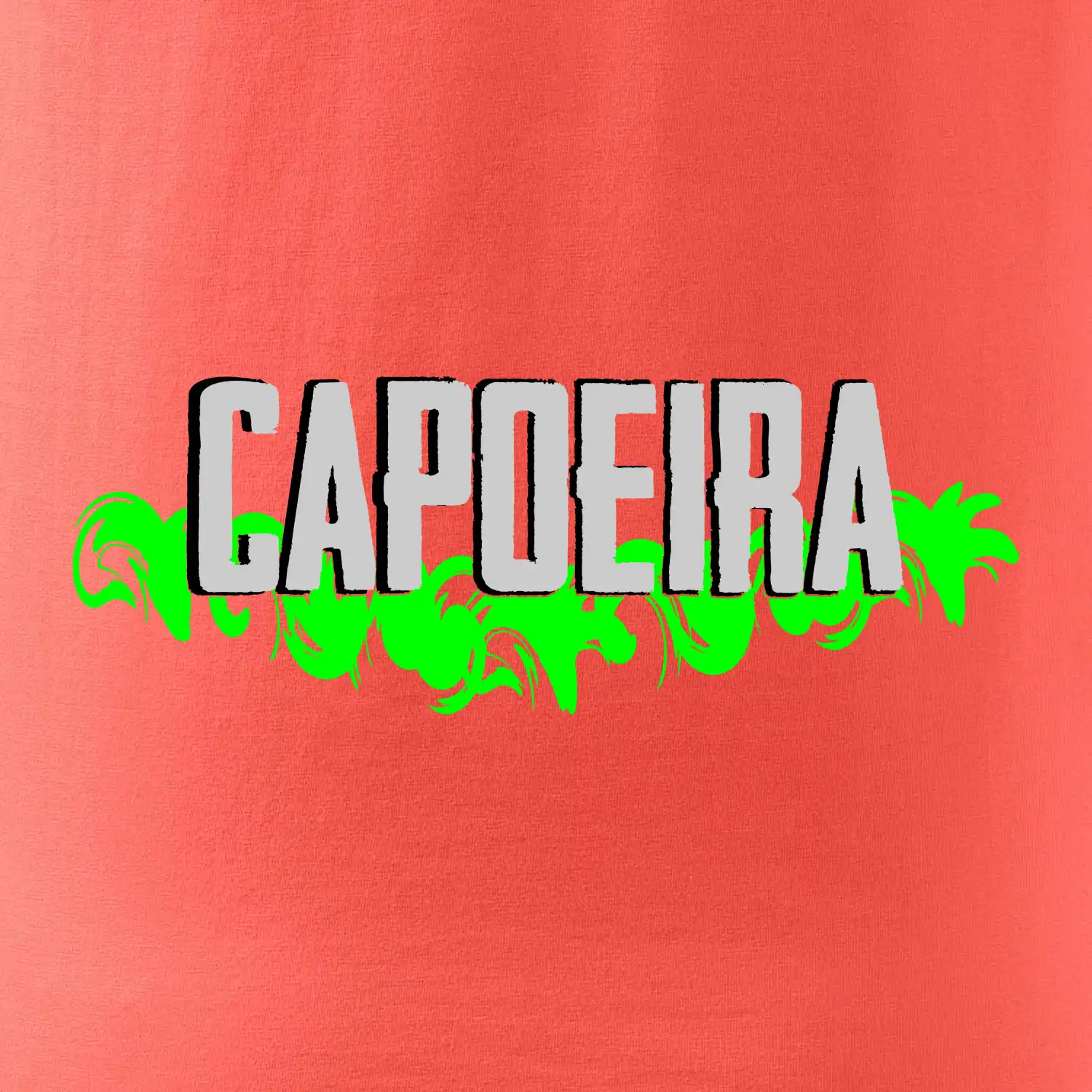 Capoeira nápis - zelený