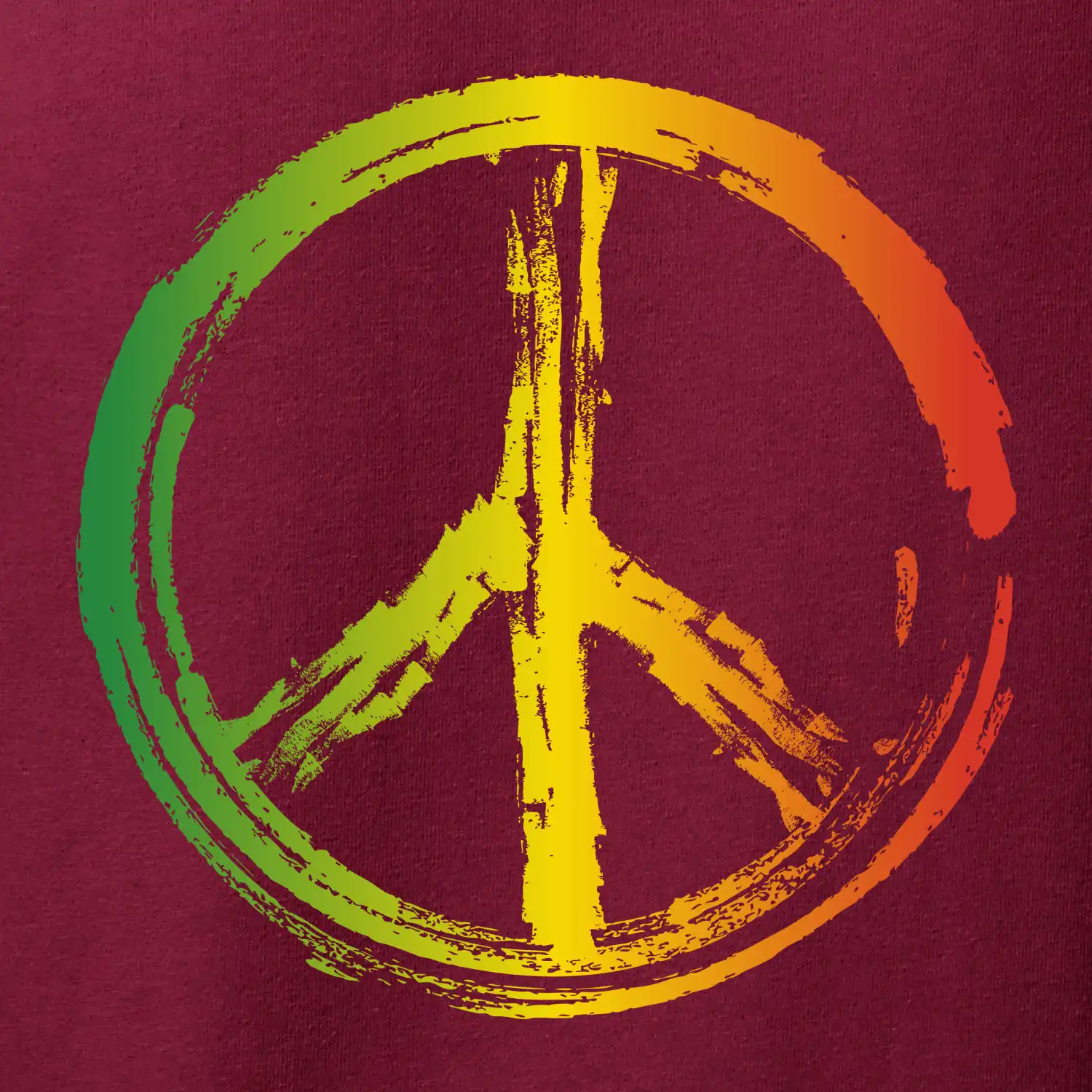 Peace symbol paint