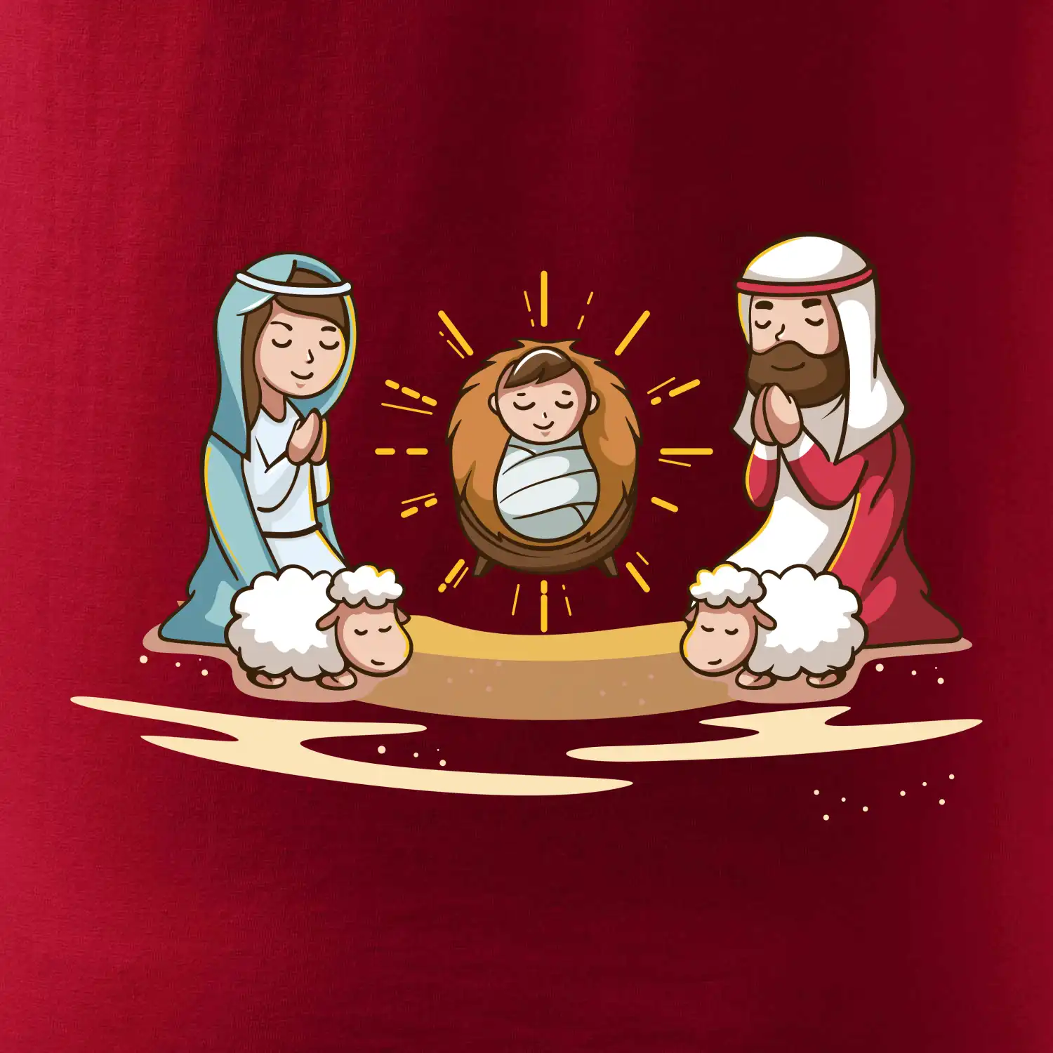 Ježíšek v jesličkách