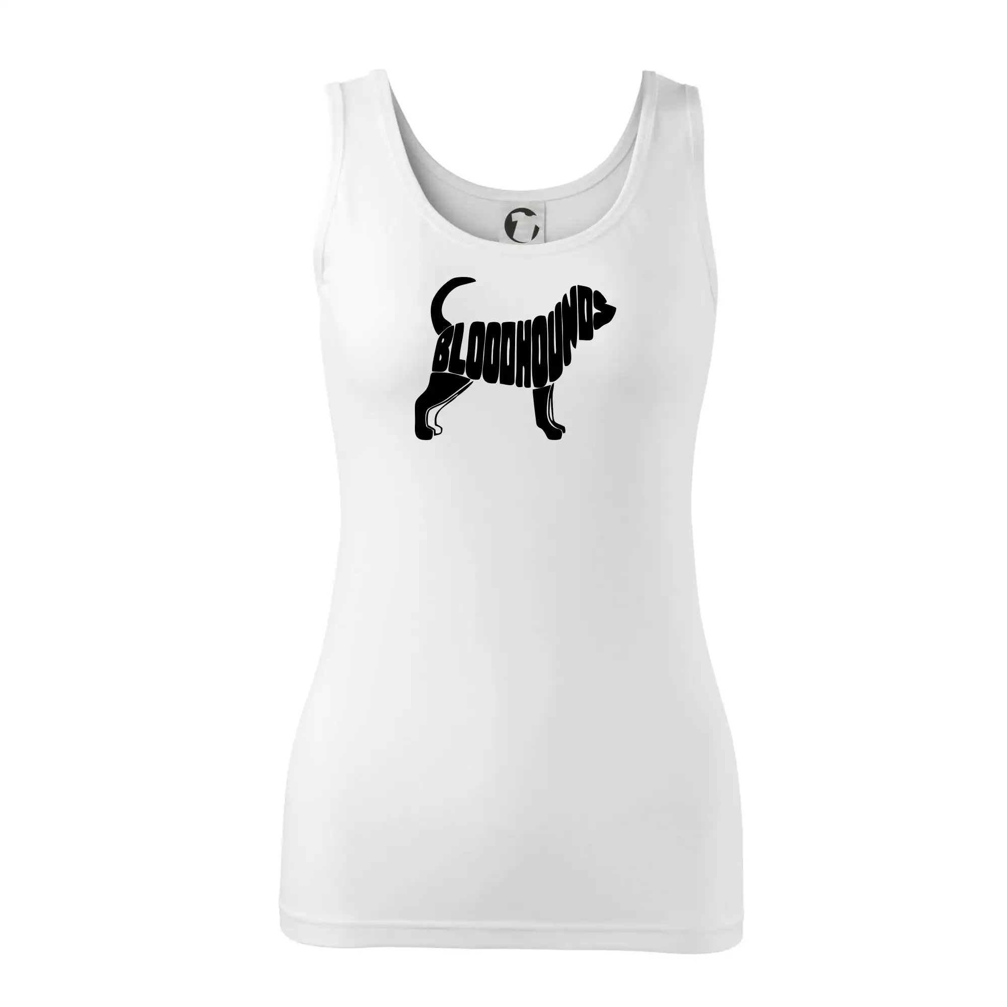 Bloodhound nápis v těle