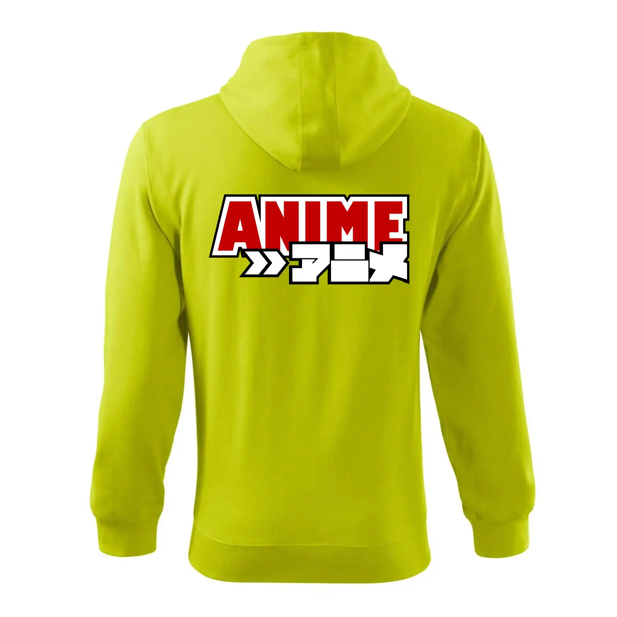 Anime nápis červený