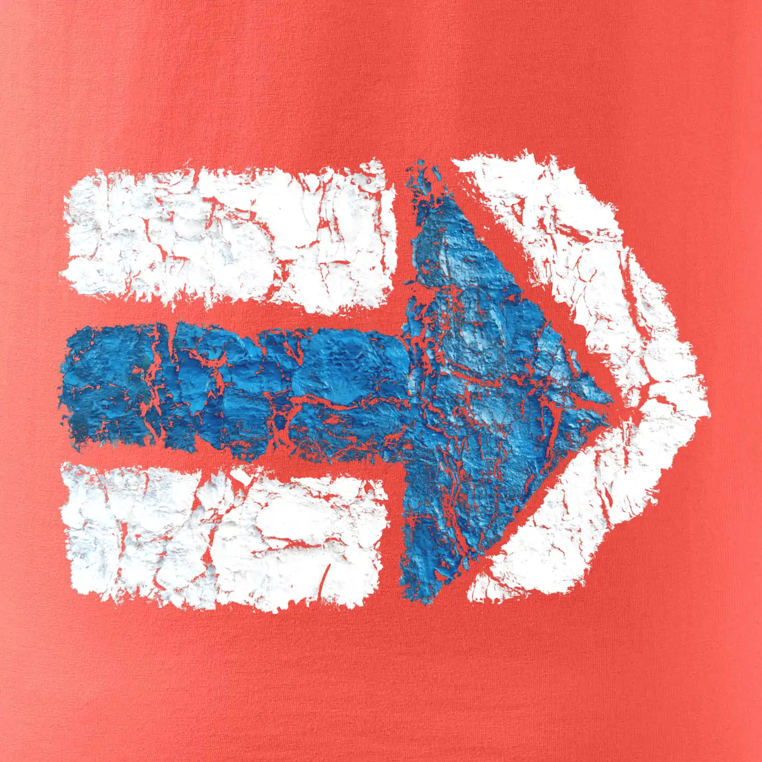 Párová turistická značka modrá