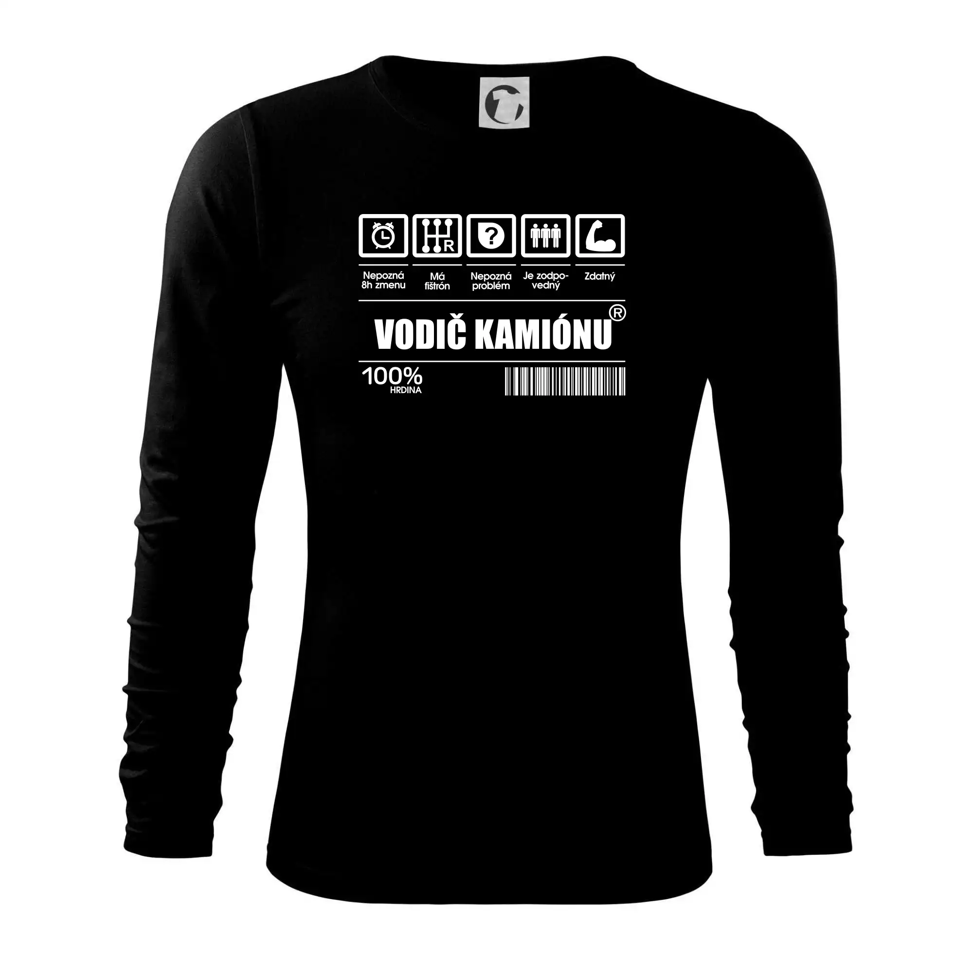 Čiarový kód - Vodič kamionu