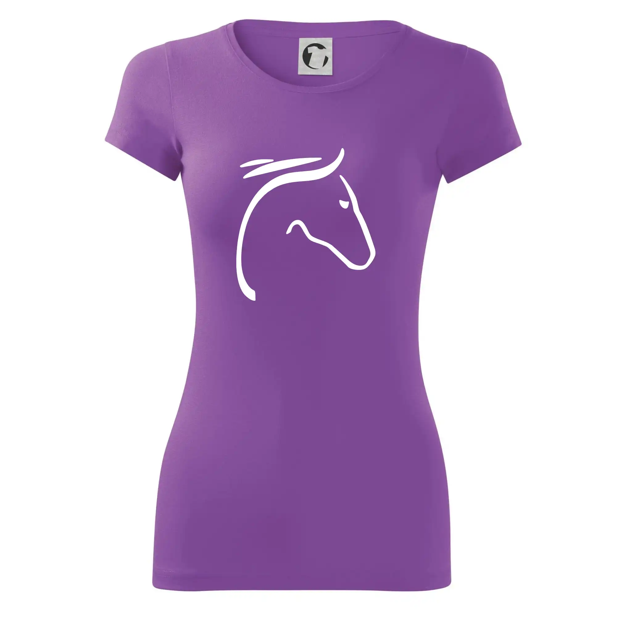 Kůň - hlava silueta