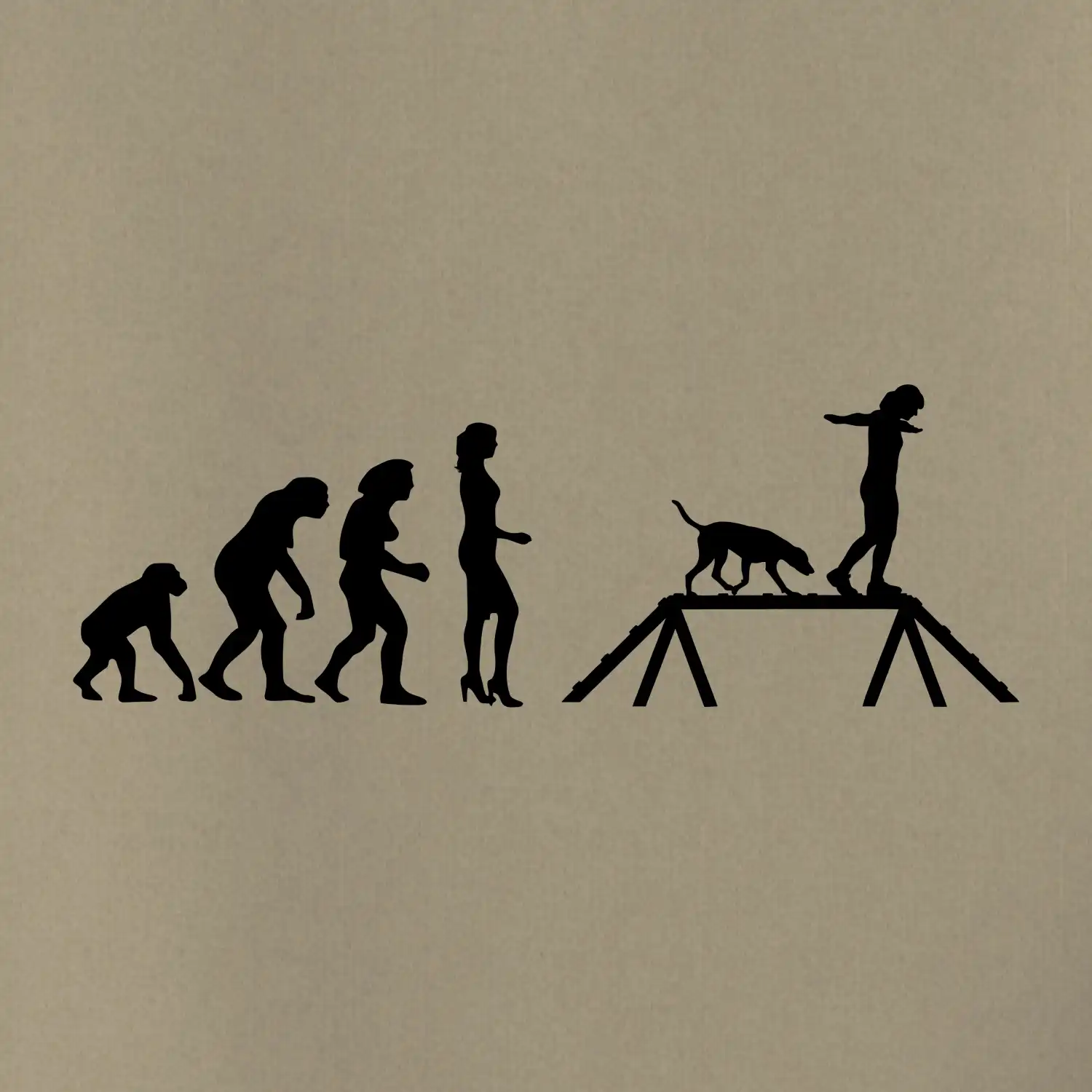 Evoluce agility žena