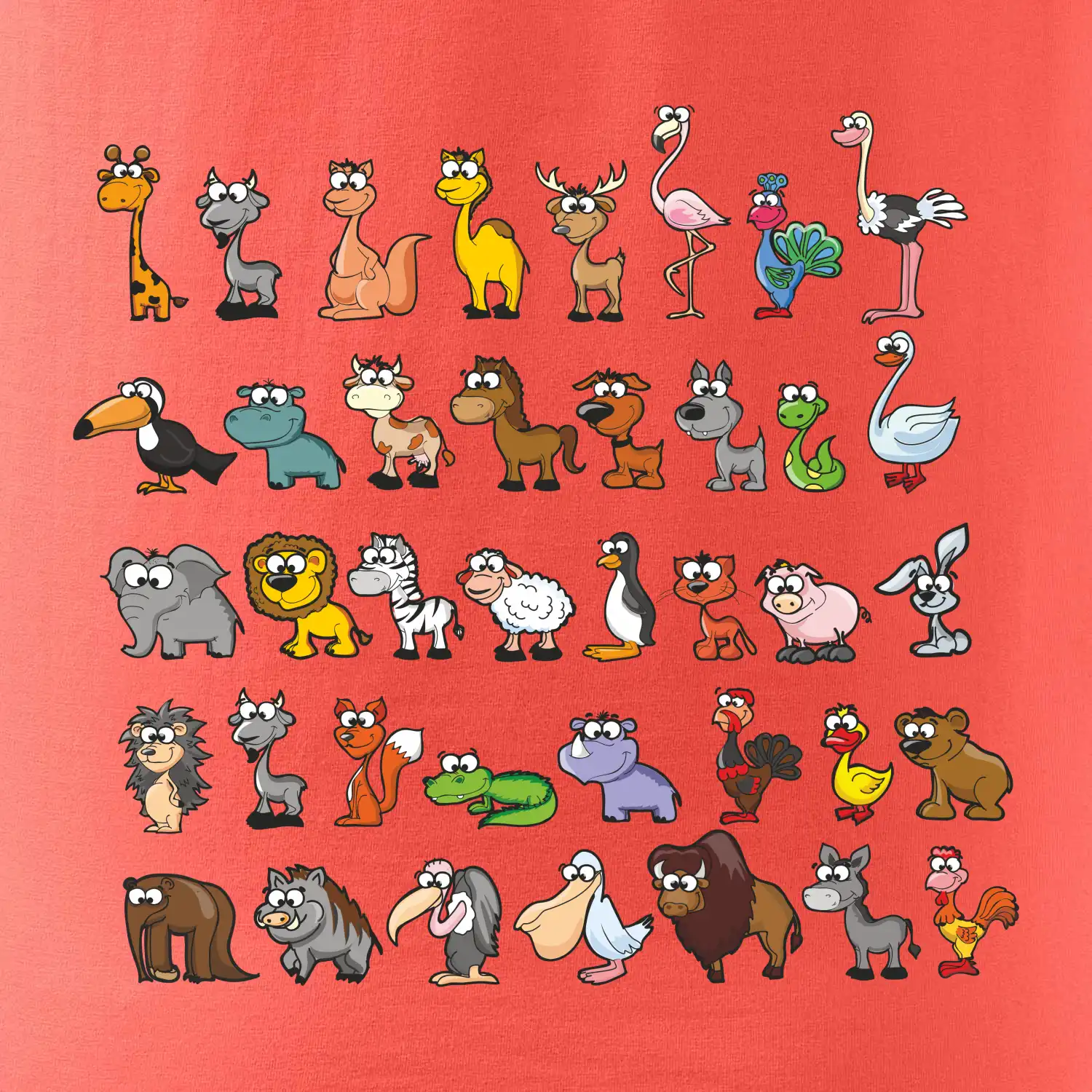 Triko plné zvířátek