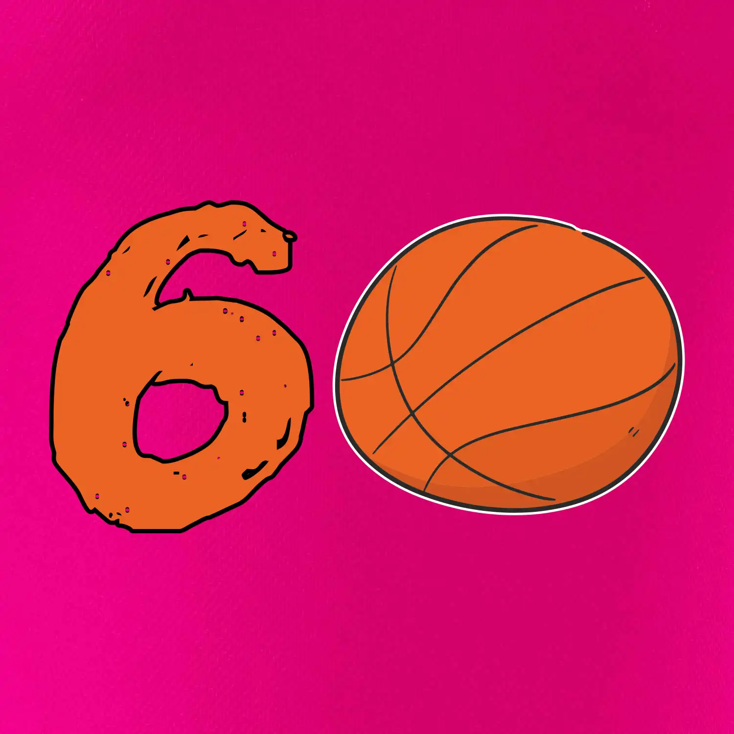 Basketball kulaté narozeniny 60