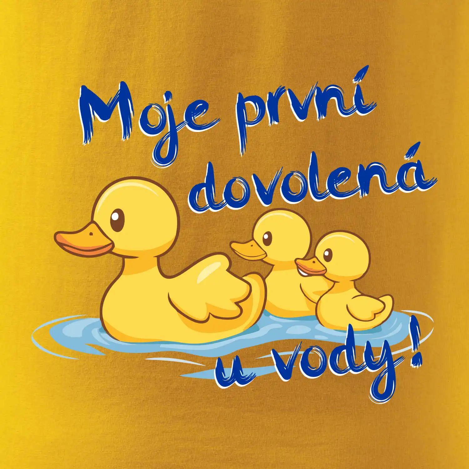 Moje první dovolená u vody - sourozenci