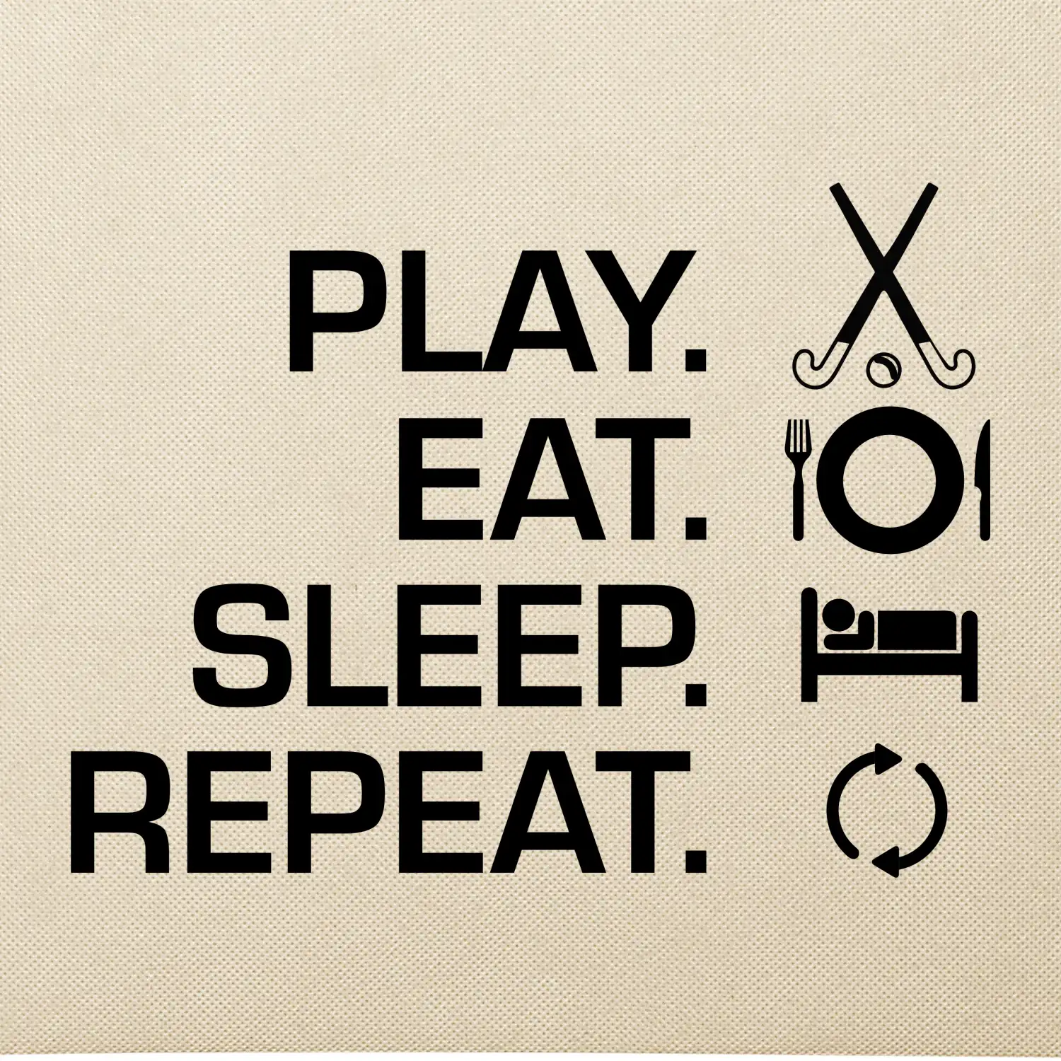 Play eat sleep repeat pozemní hokej