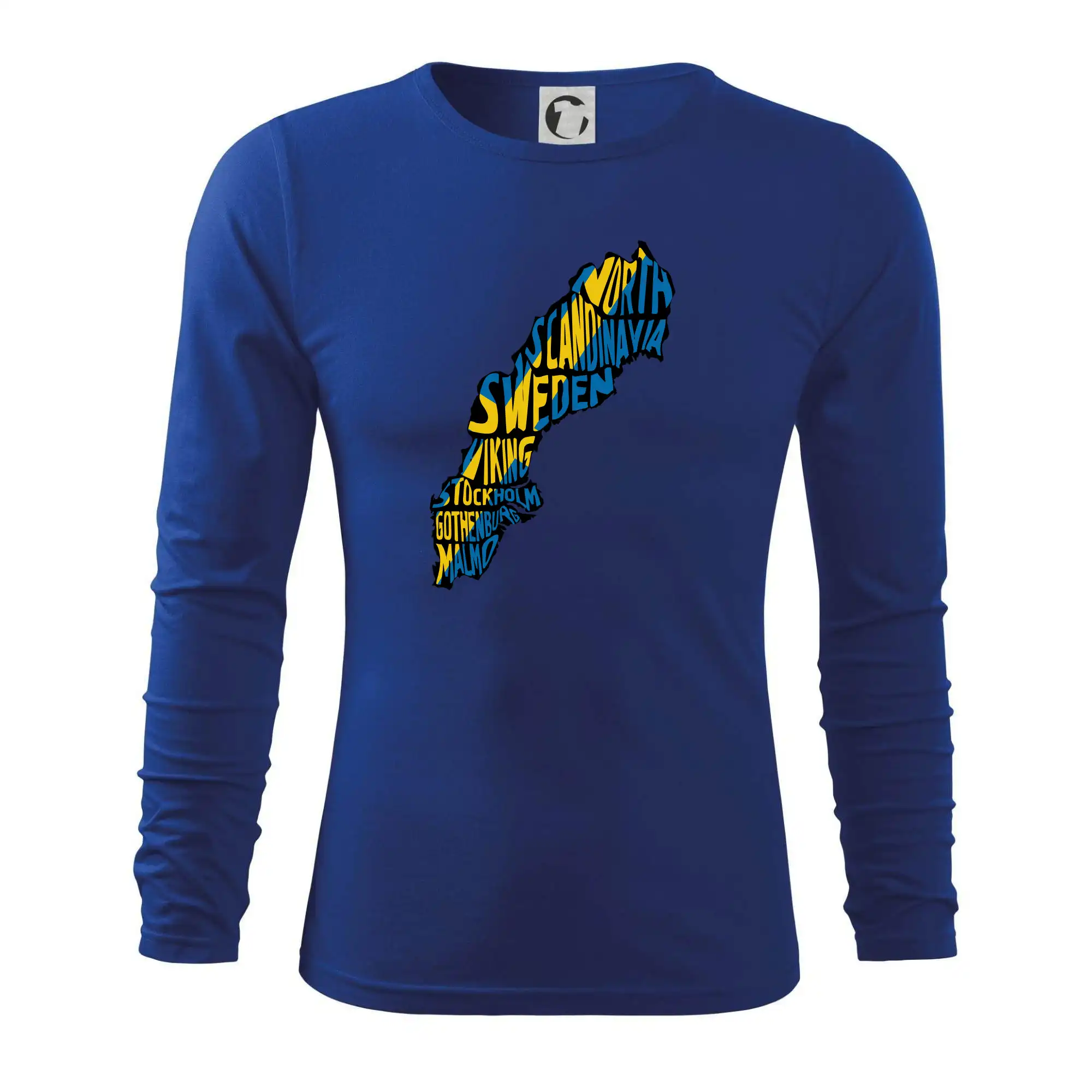 Mapy - názvy měst - Švédsko