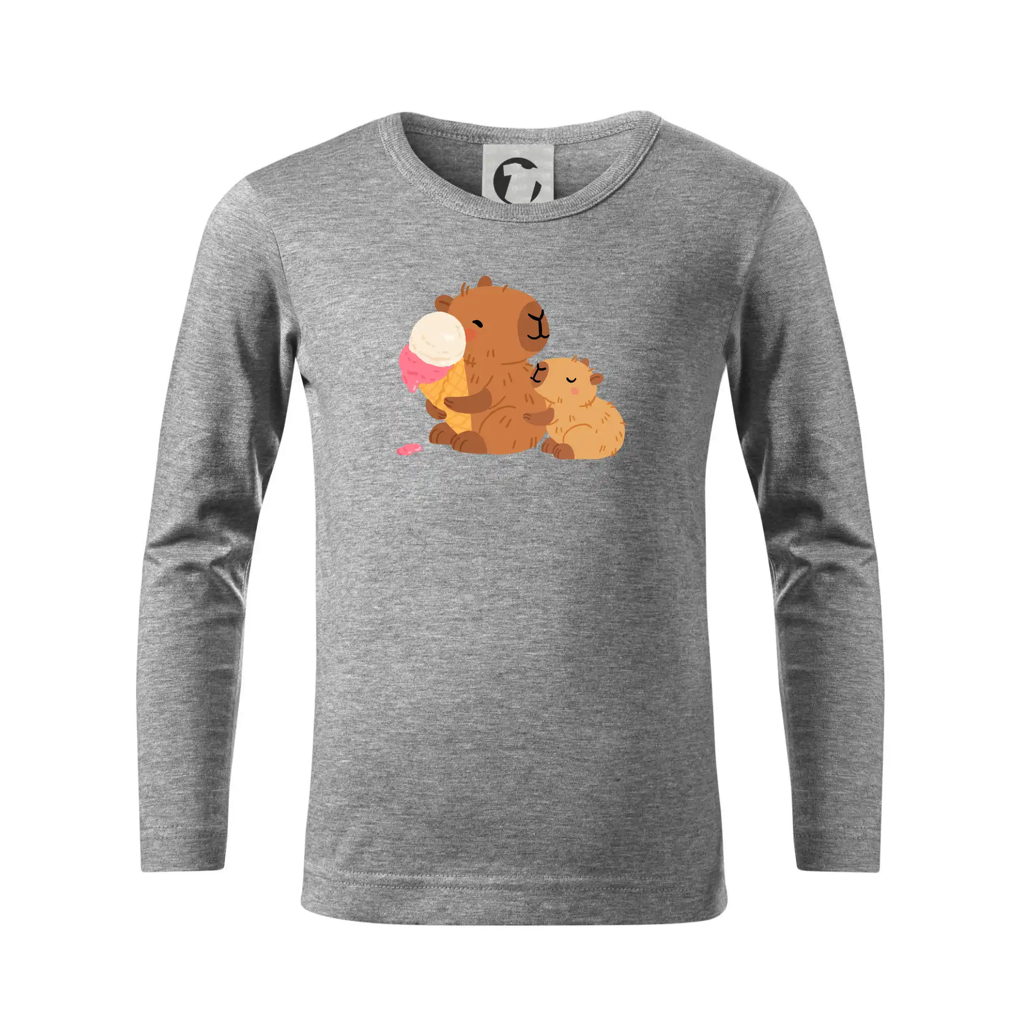 Kapybara se zmrzlinou