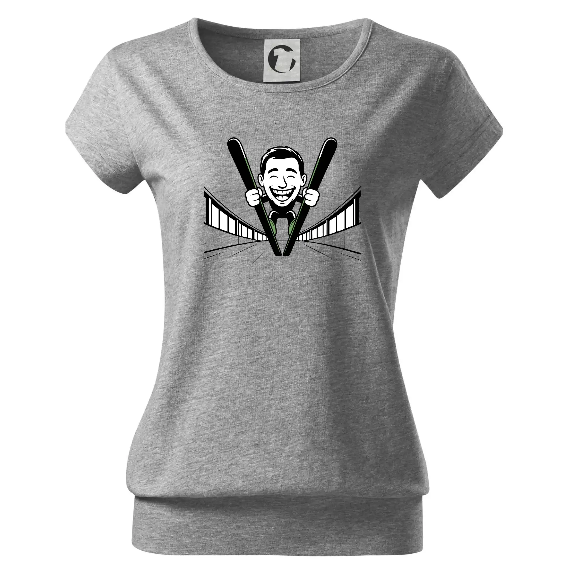 Vysmátý kreslený skokan