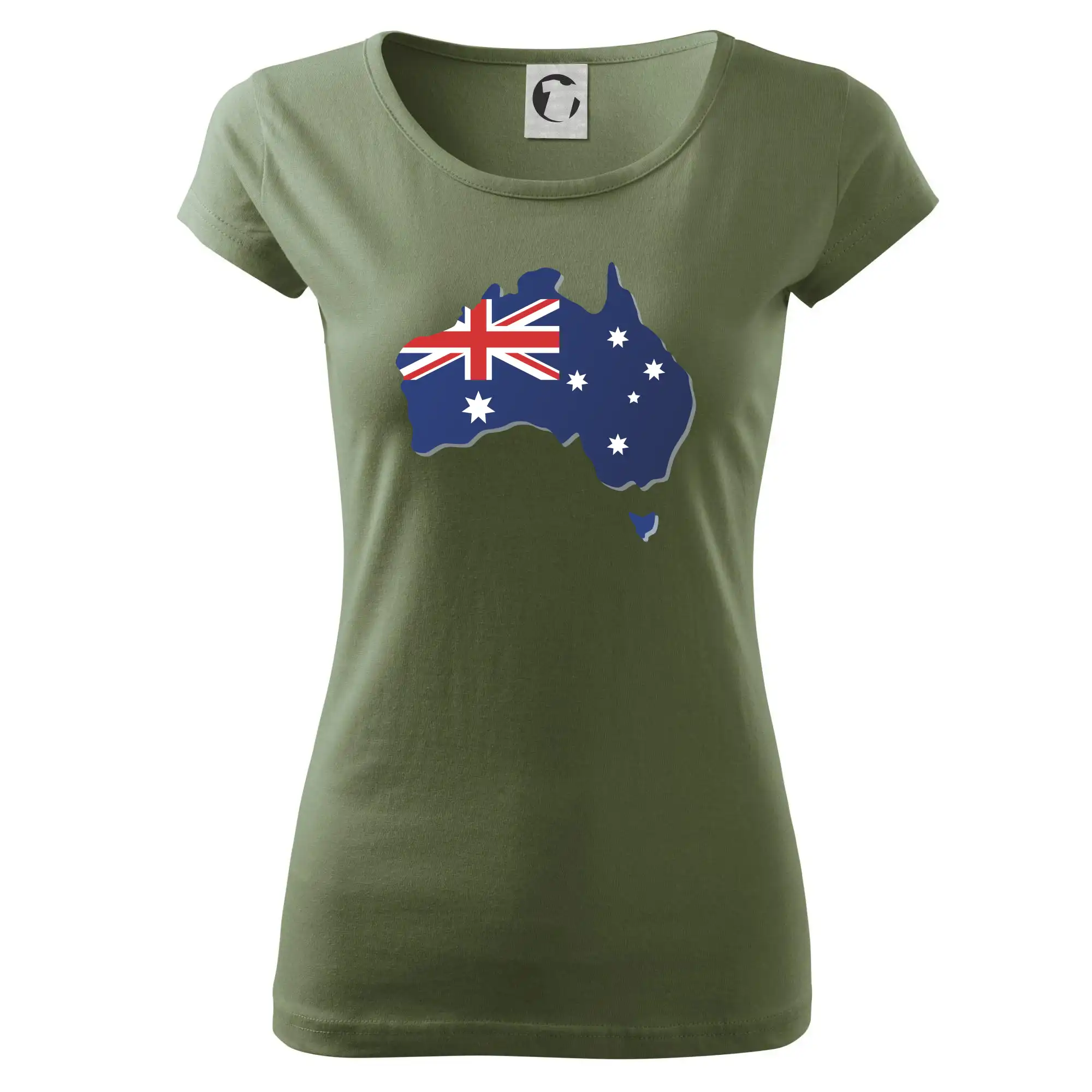 Austrálie - vlajka mapa