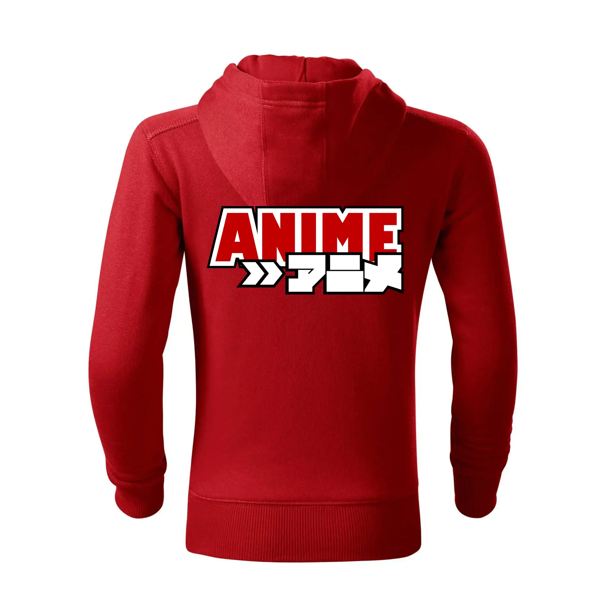 Anime nápis červený