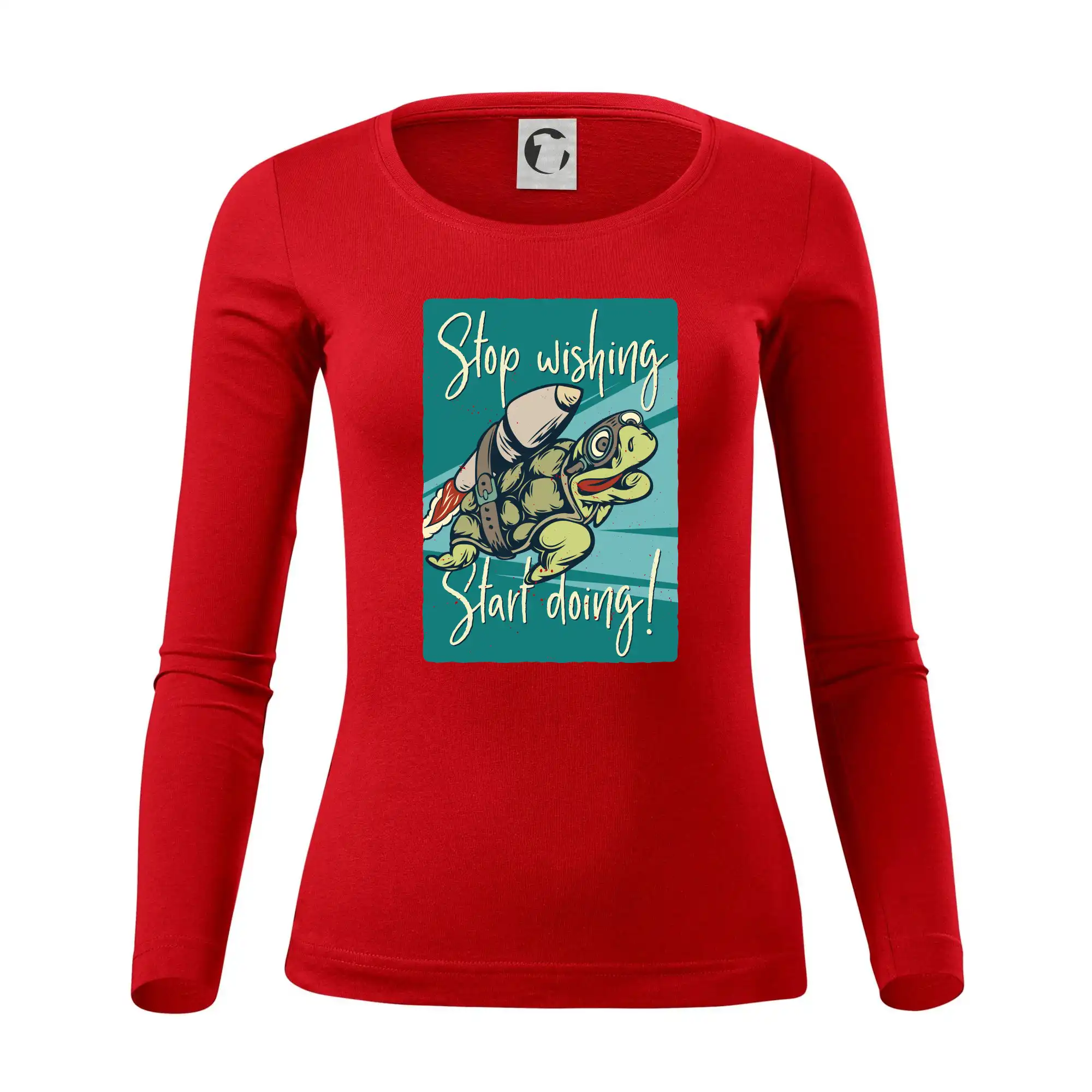 Stop wishing start doing želva