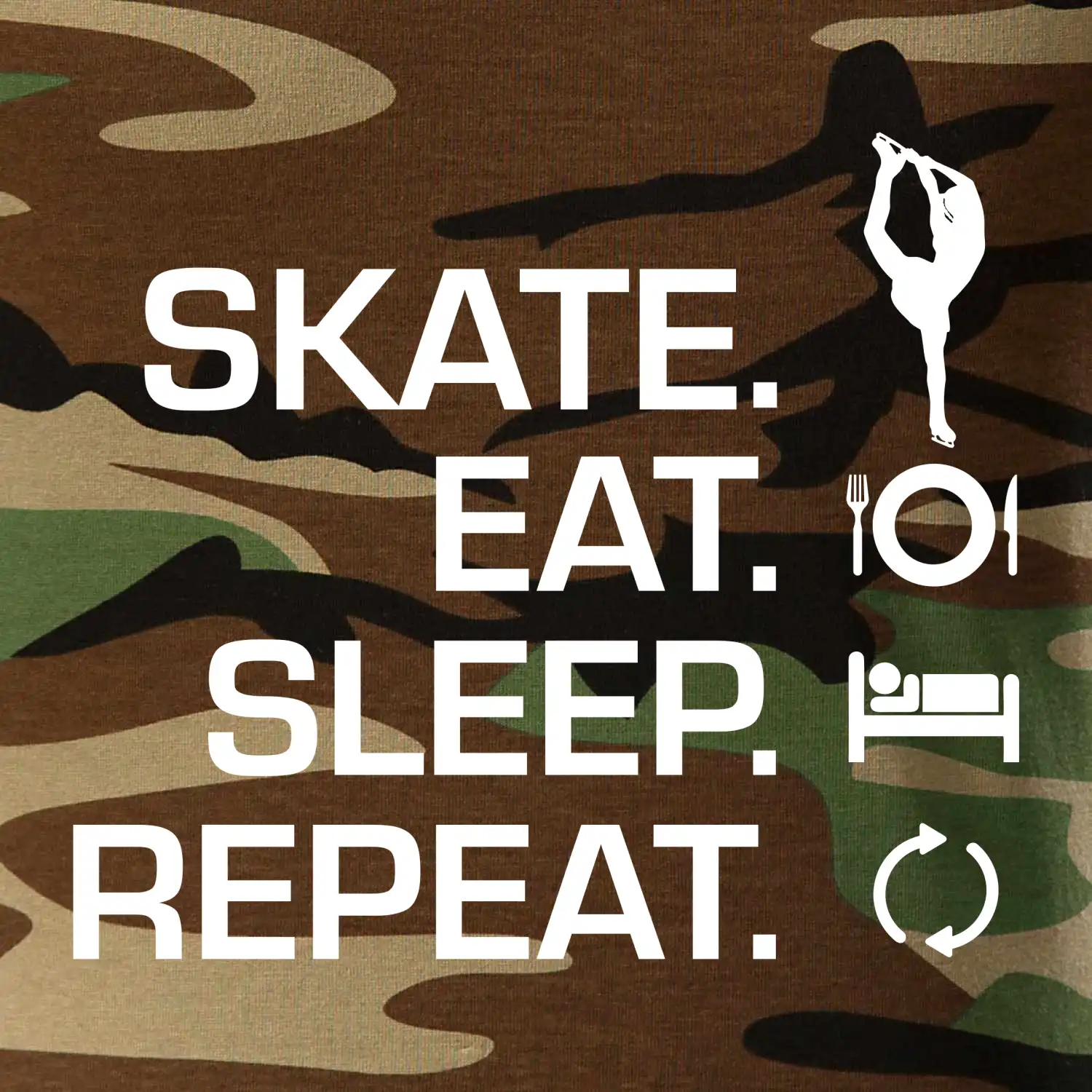 Eat sleep skate - lední bruslení