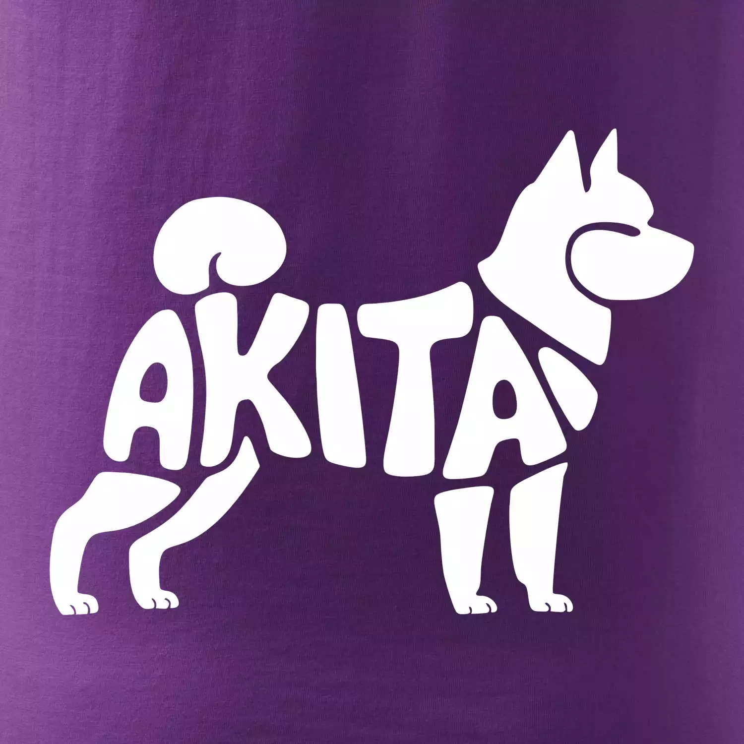 Akita Inu - Nápis v těle