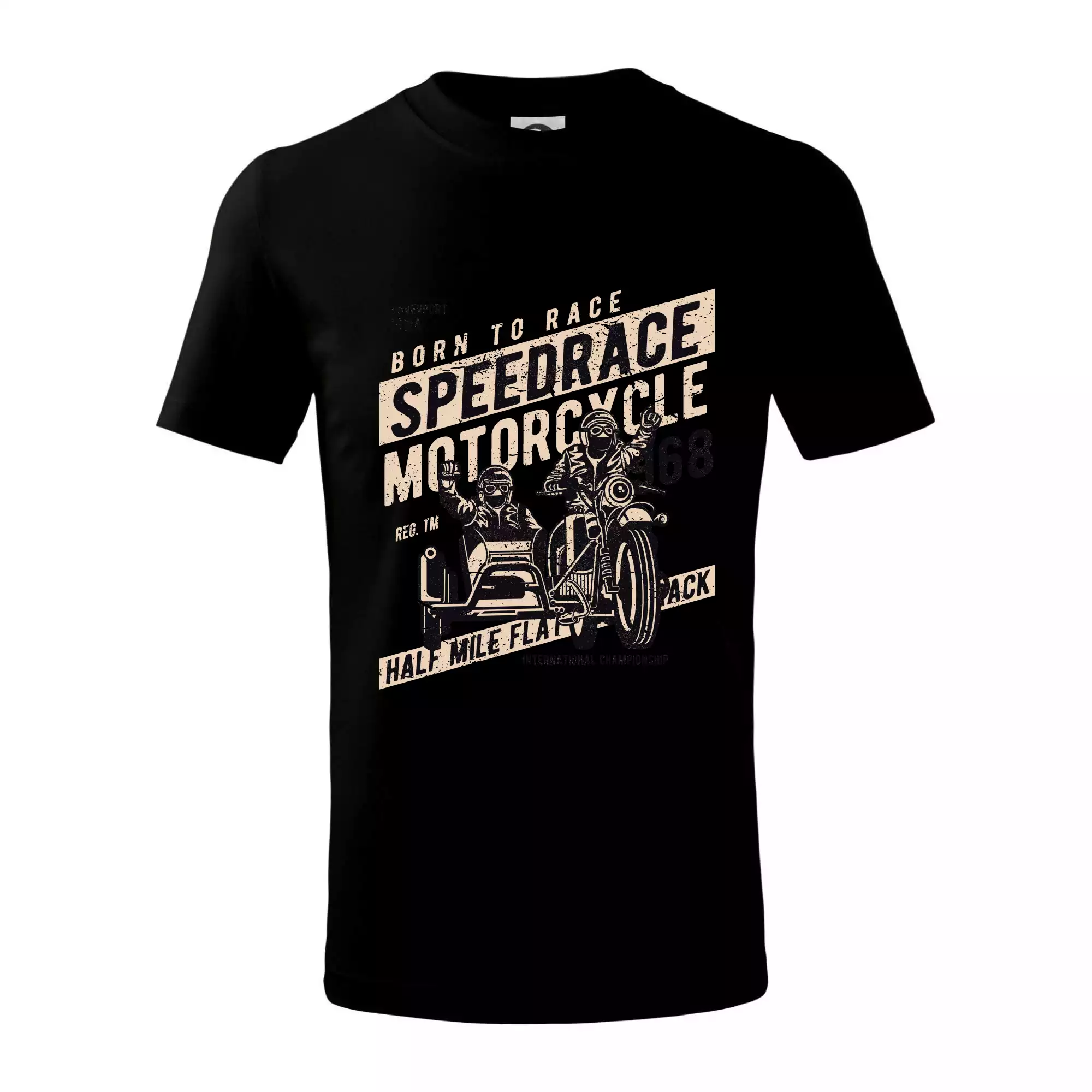 Speedrace motrcycle half mile