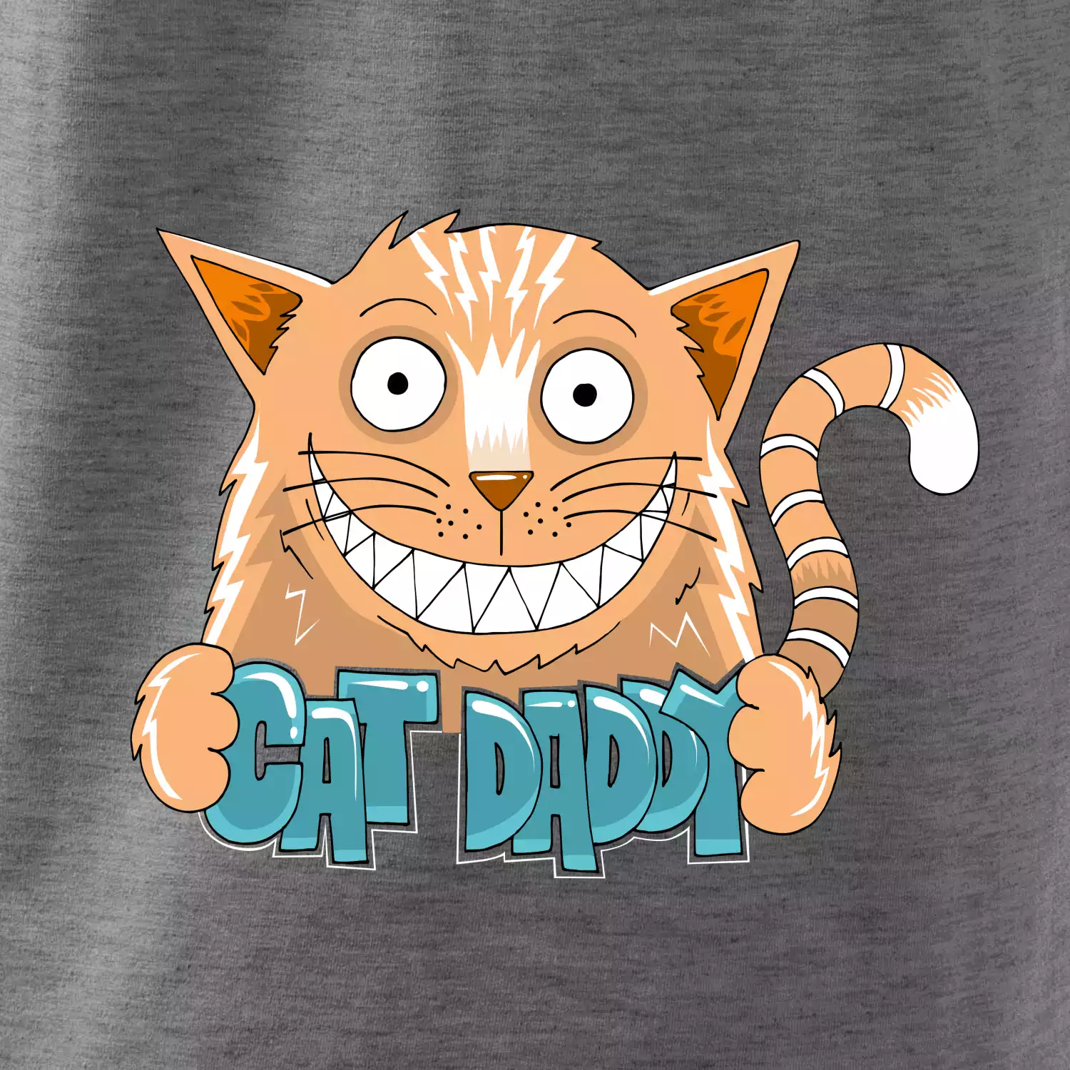 Cat daddy s vyceněnými zuby (Pecka design)