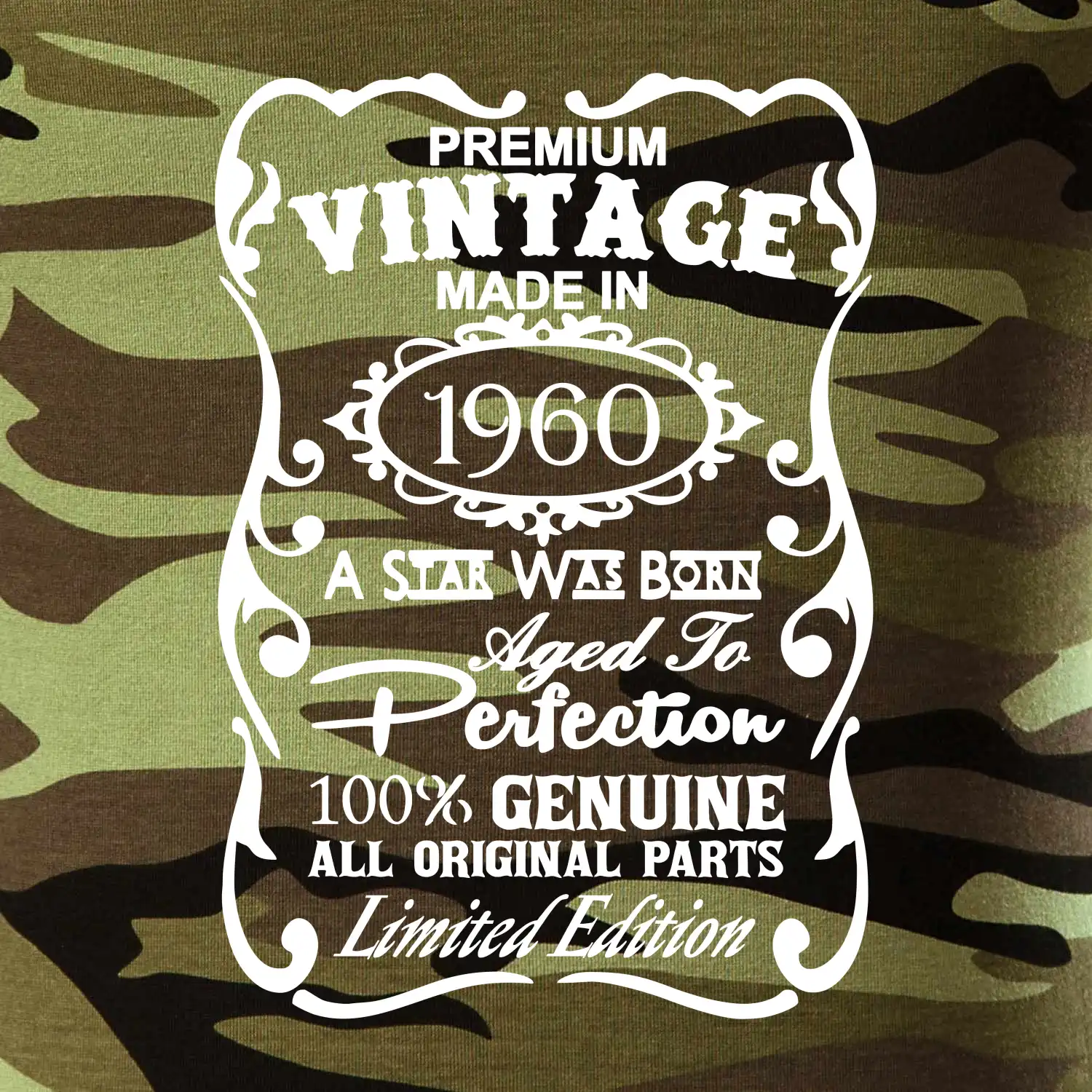 Vintage Etiketa - 1960