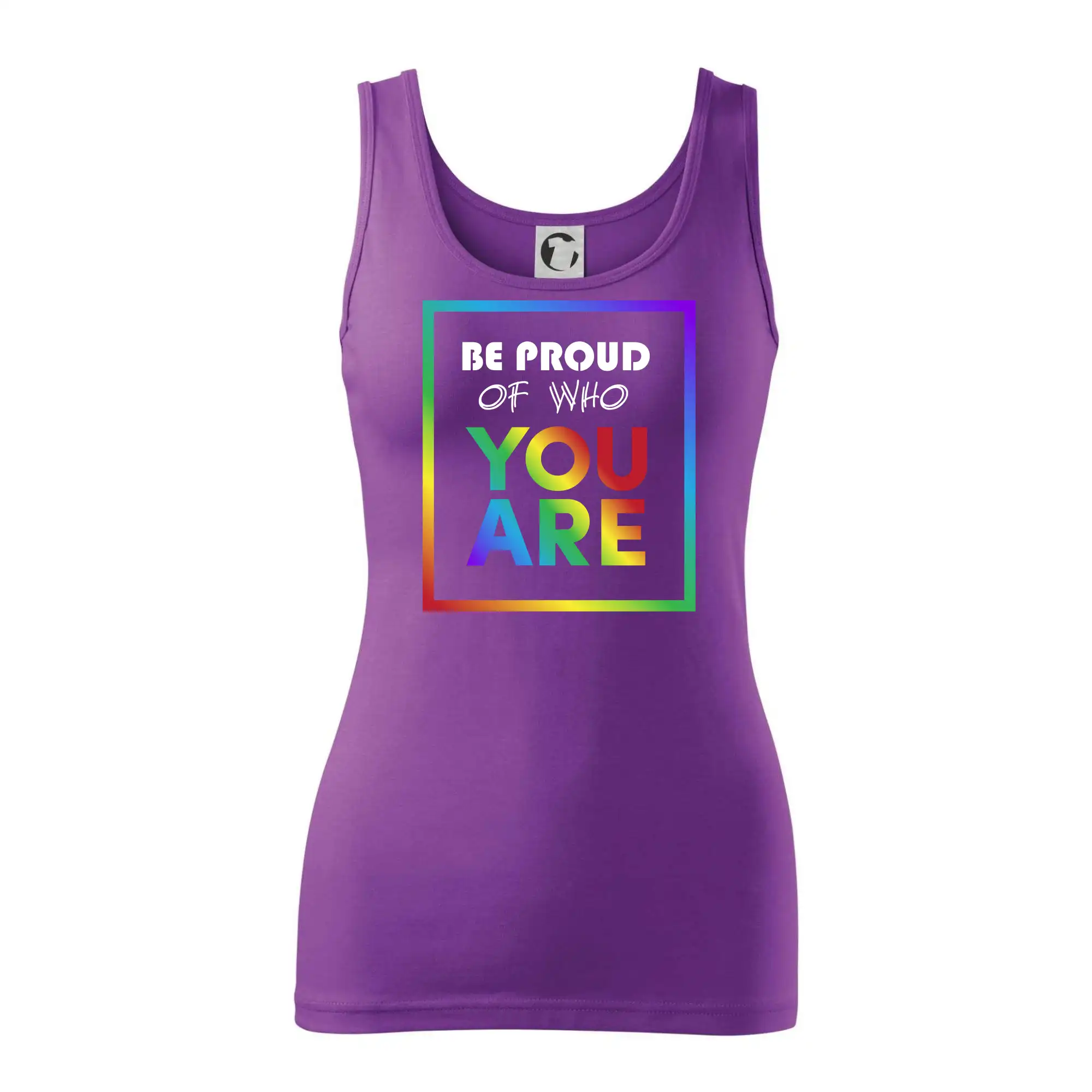 Tričká pre LGBT a Queer komunitu - Be proud of who you are - Dámske tielko