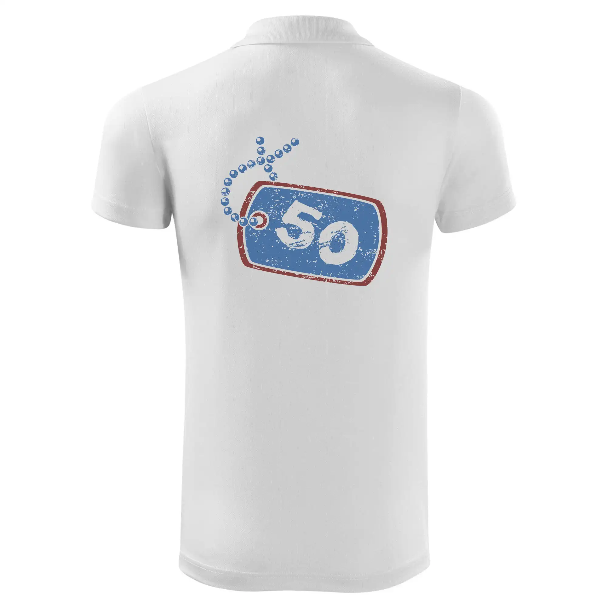 50 na krku štítek
