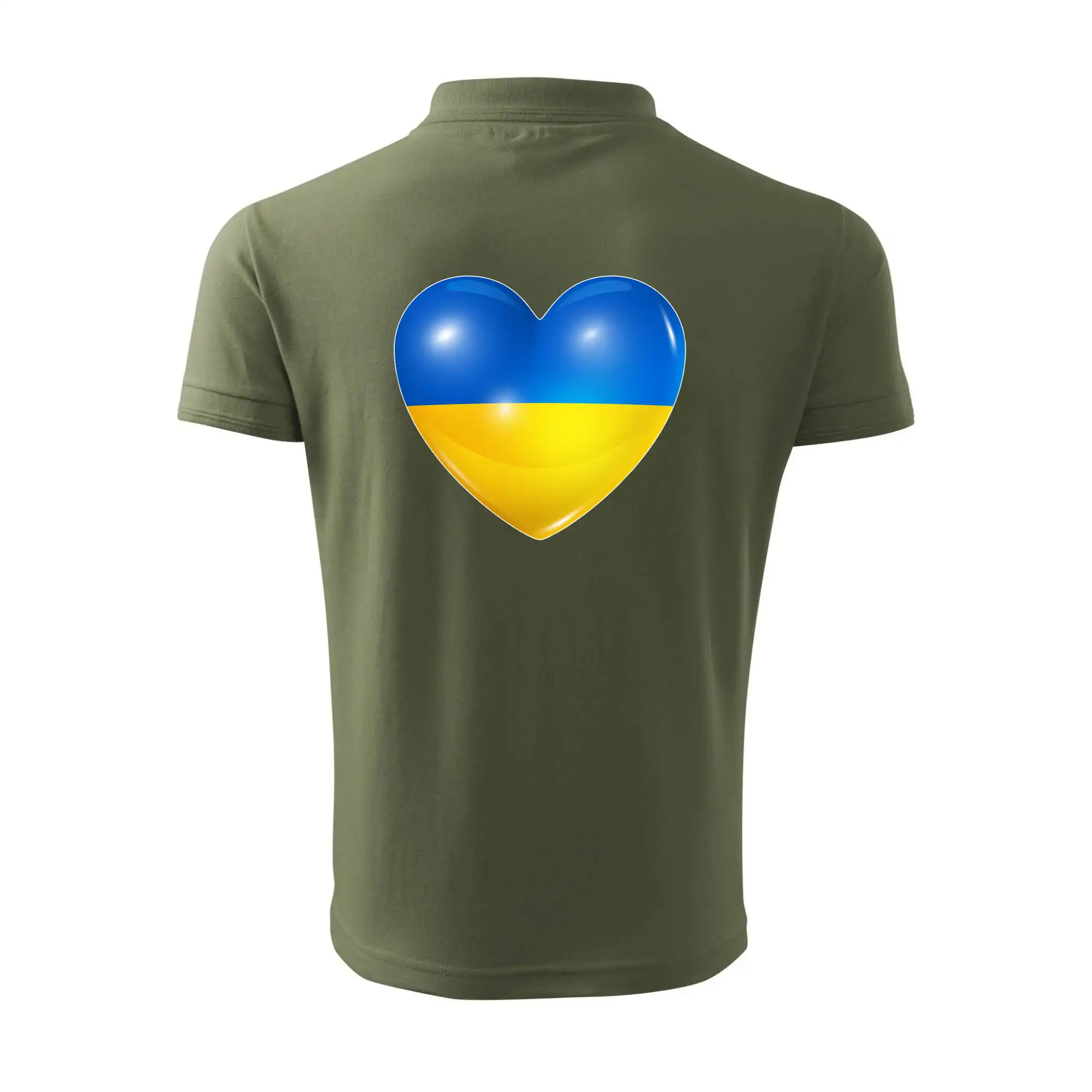 Ukrajina srdce vlajka