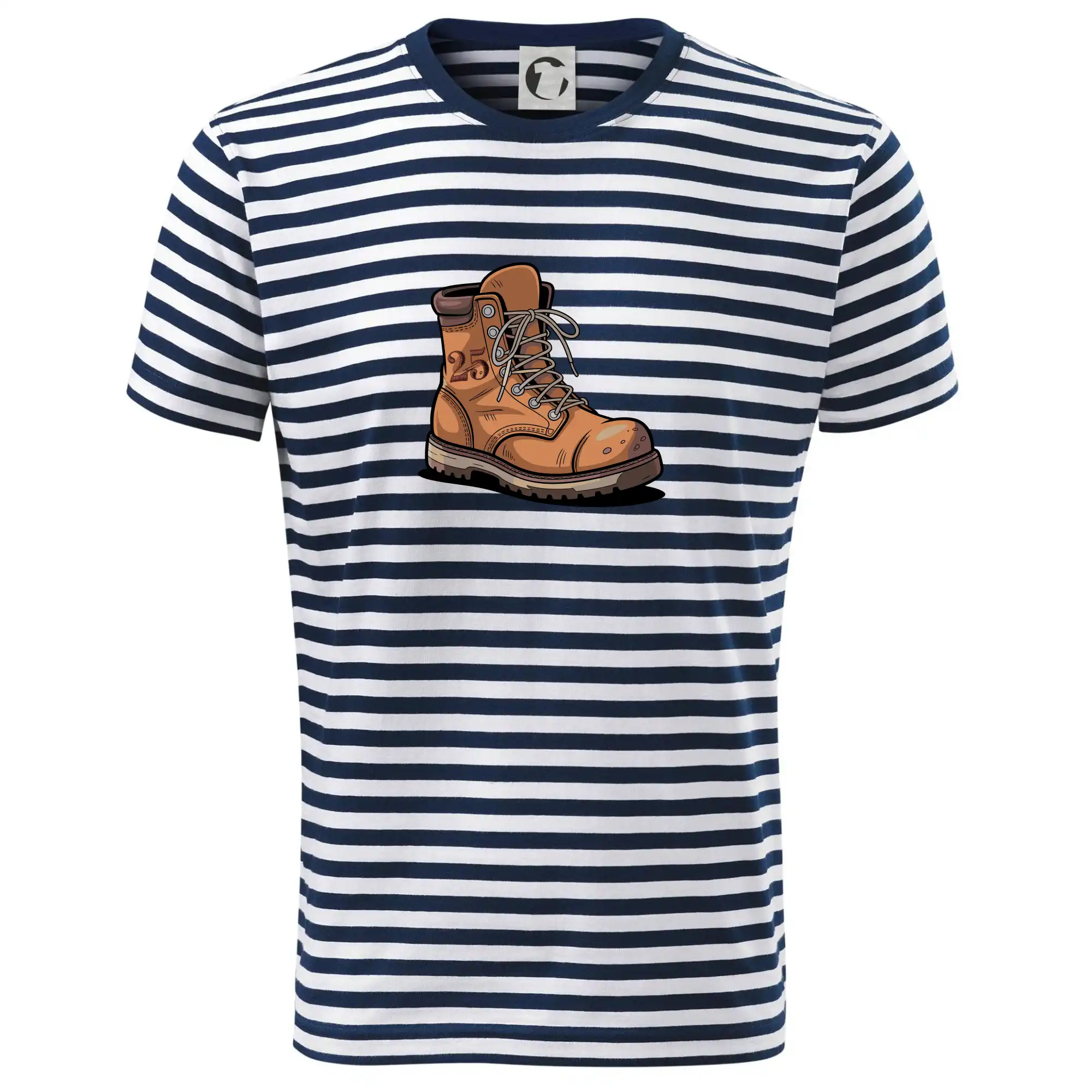 Tričká k narodeninám - Turistická narodeninová topánka 25 - Tričko na vodu