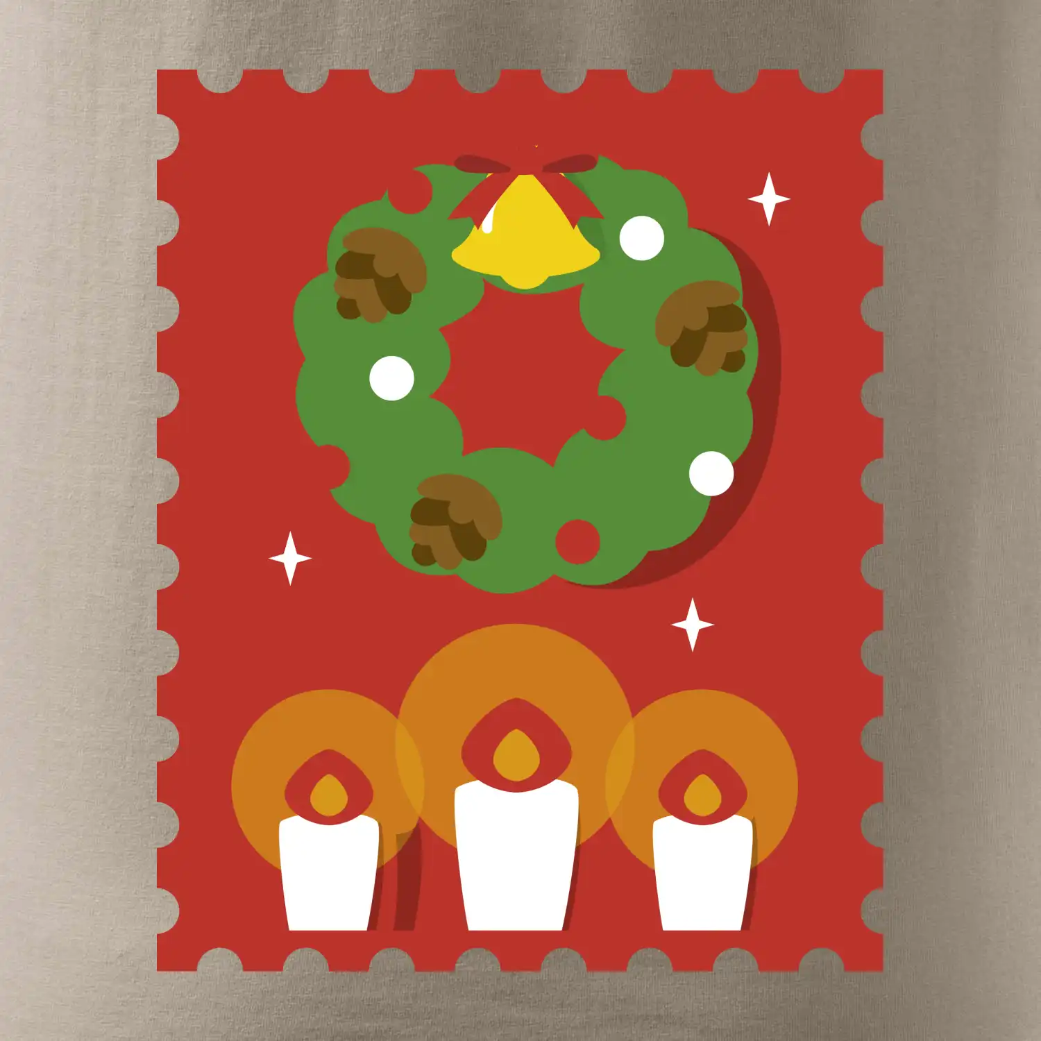 Rodinná vánoční trička - známky