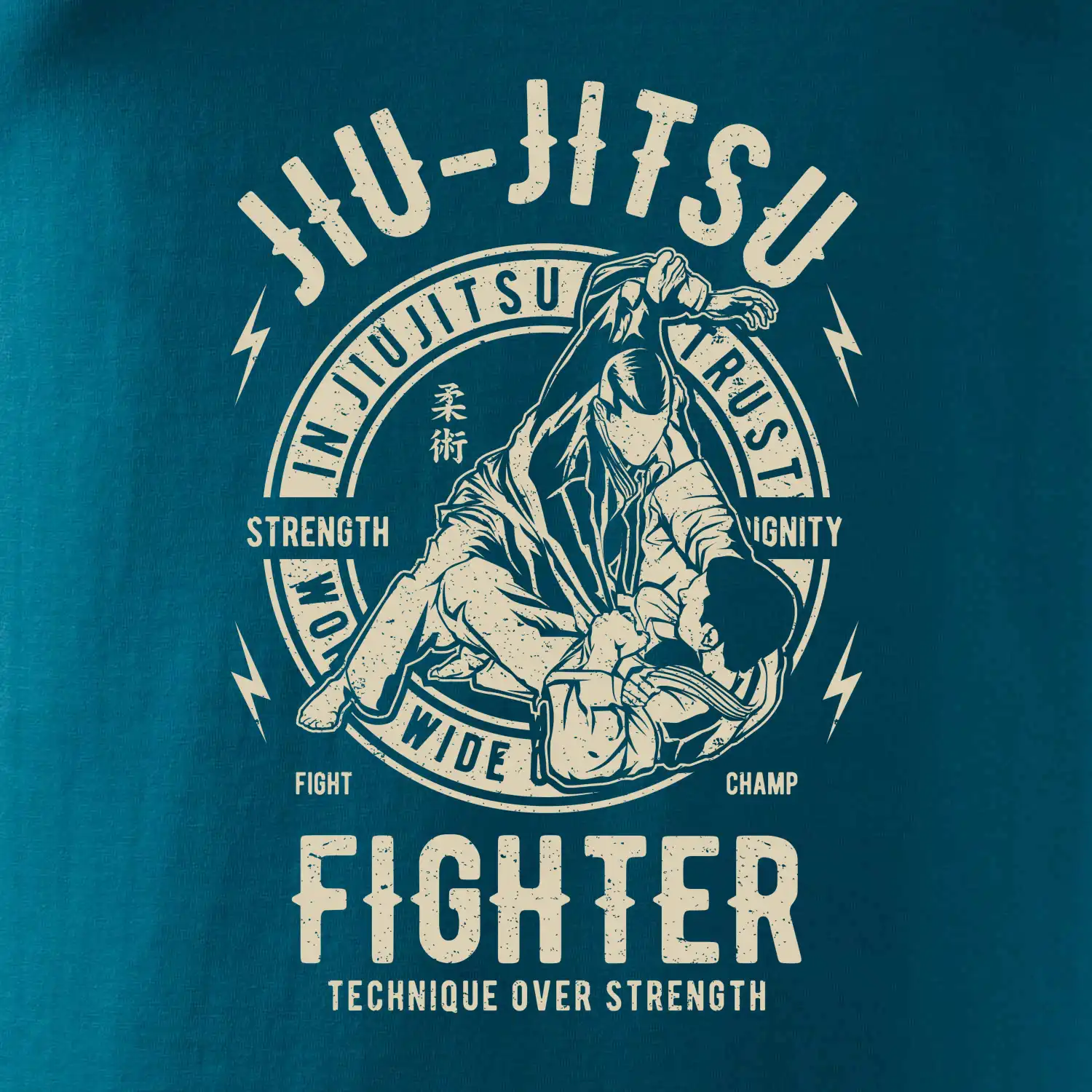 Jiu Jitsu logo kulaté