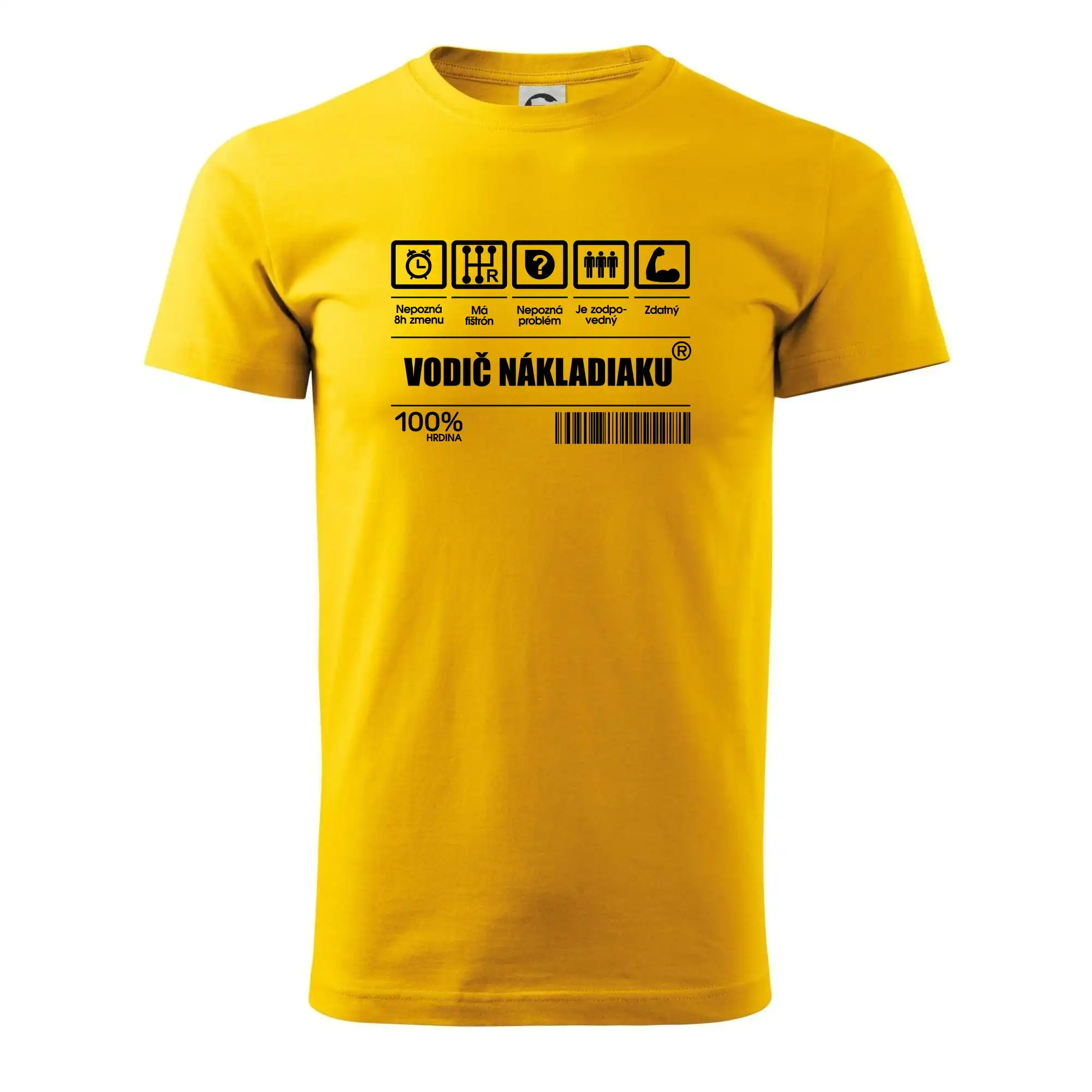 Čiarový kód - Vodič nákladiaku